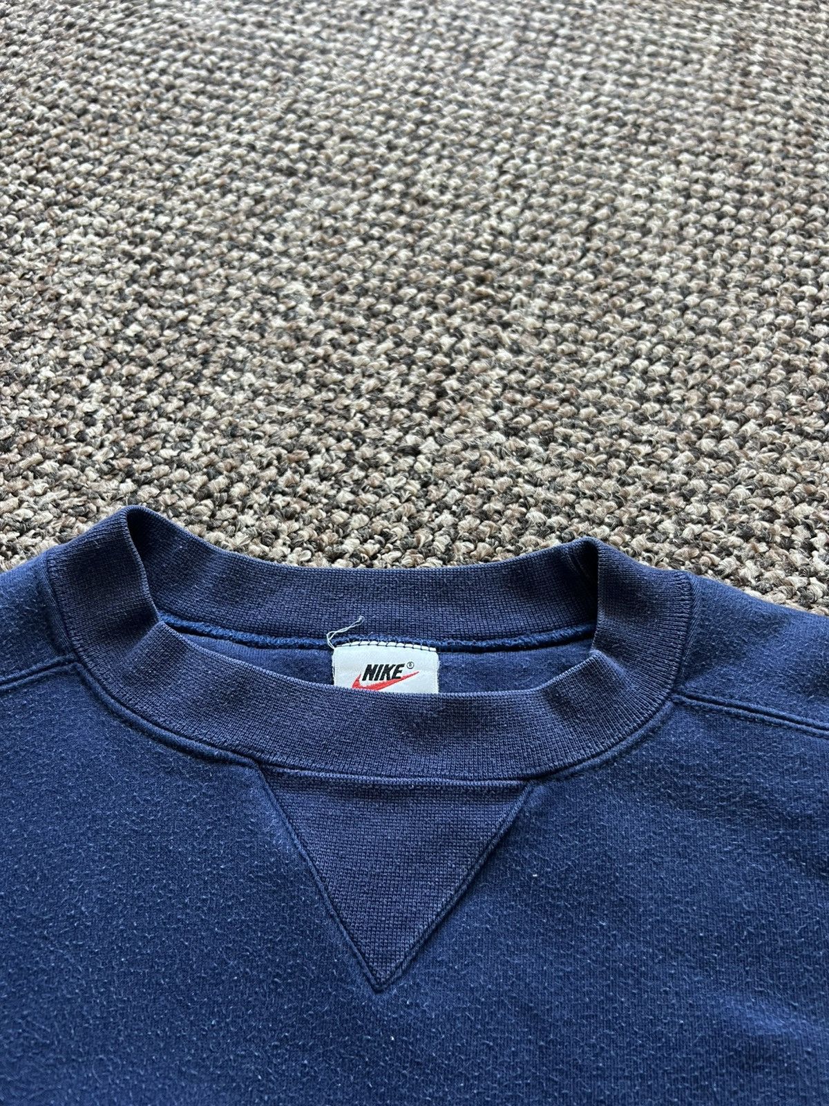 Nike RARE‼️ Nike Embroidery Baggy Sweatshirt Oversized Blue Size US M / EU 48-50 / 2 - 9 Thumbnail