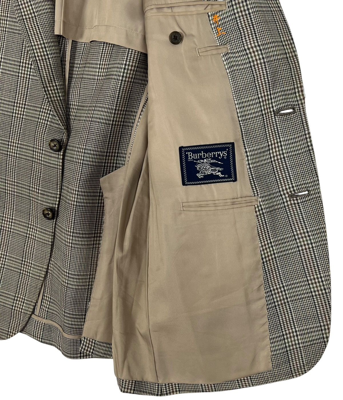 Burberry 90s Vintage Burberrys Wool Mohair Old Money Blazer Jacket Size US M / EU 48-50 / 2 - 5 Thumbnail
