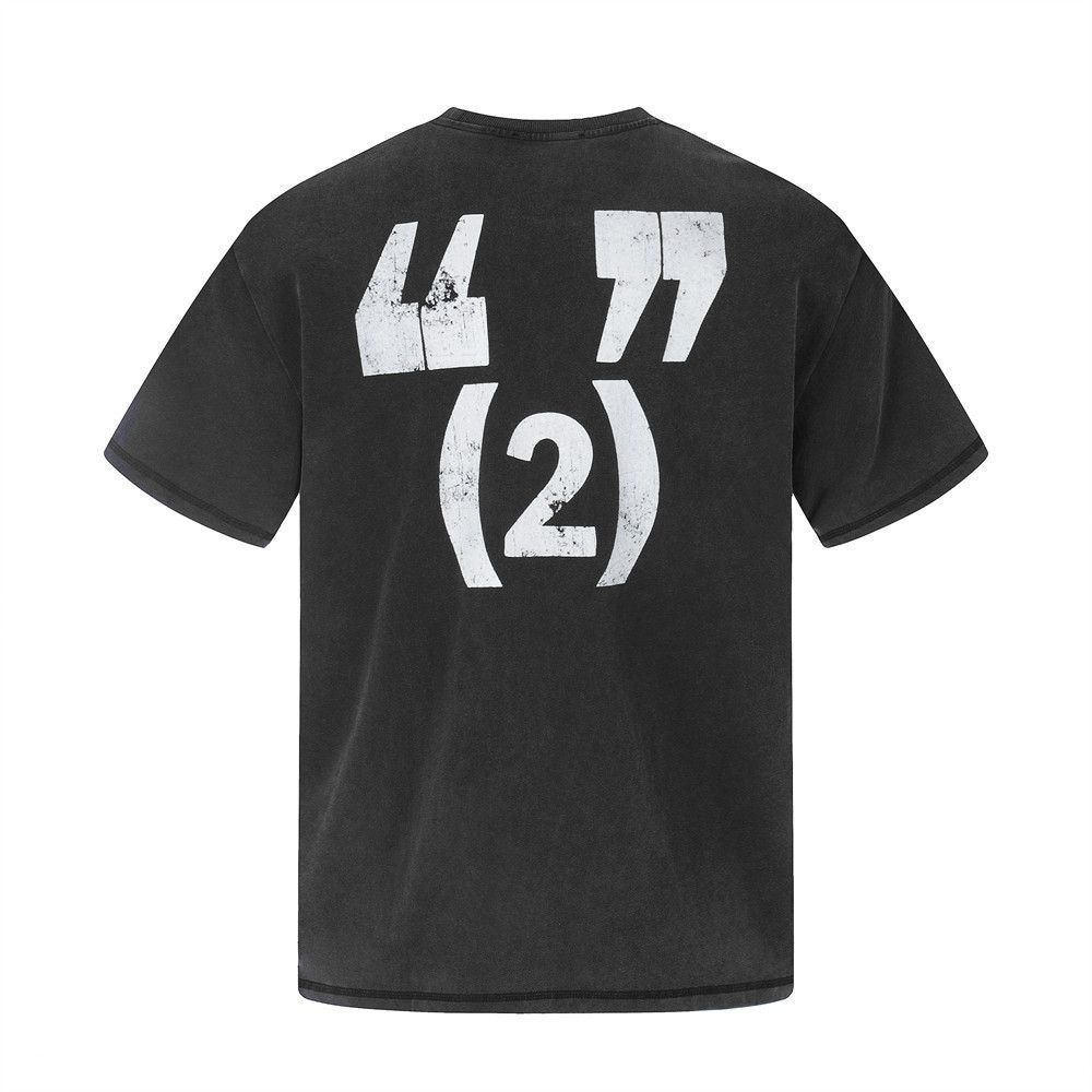 Japanese Brand Men's Washed & Distressed Casual T-Shirt with Graphic Print Size US M / EU 48-50 / 2 - 2 Thumbnail