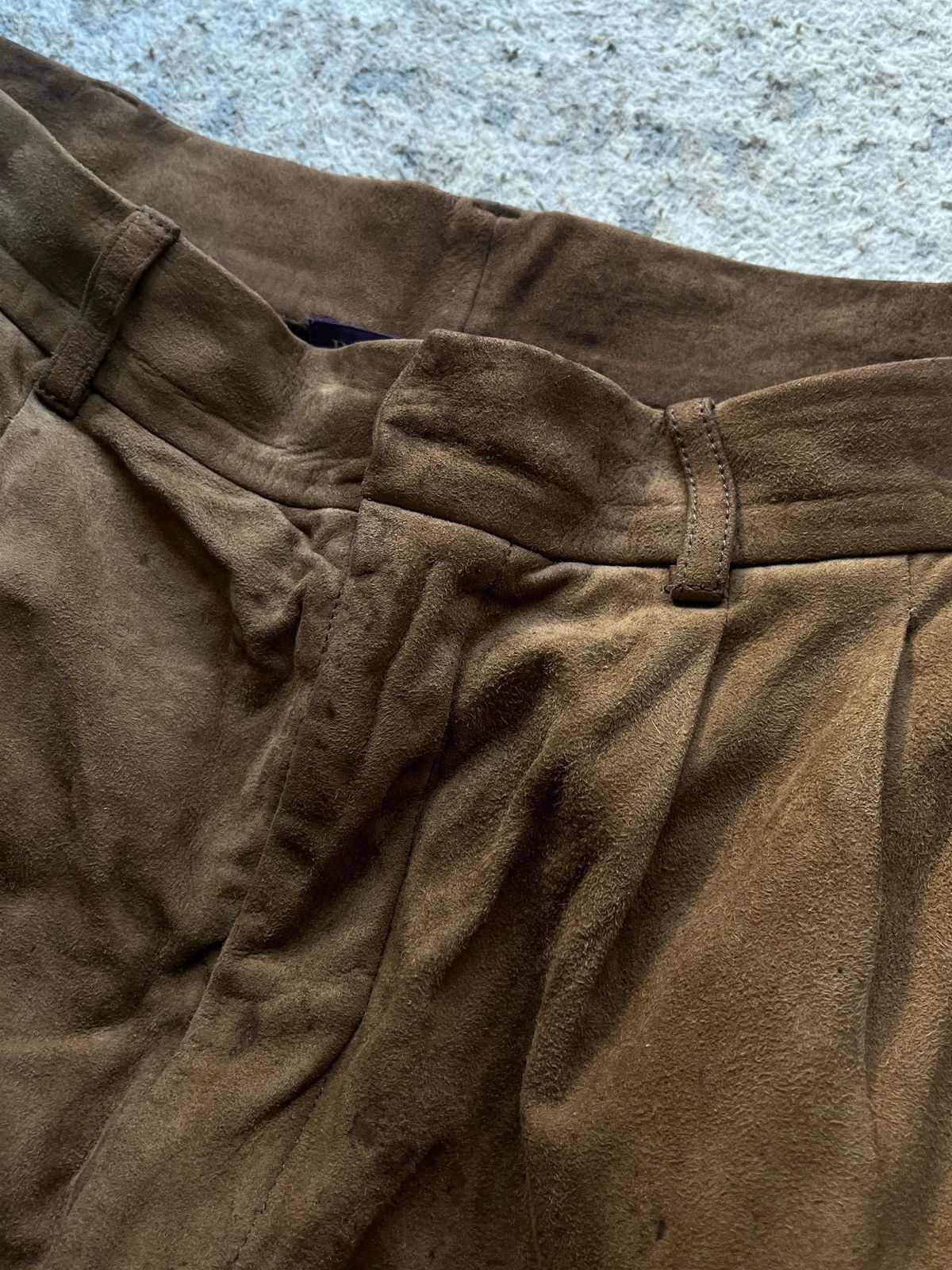 Ralph Lauren Polo Ralph Lauren Purple Label Leather Pants Made in Italy Size 30" / US 8 / IT 44 - 4 Thumbnail