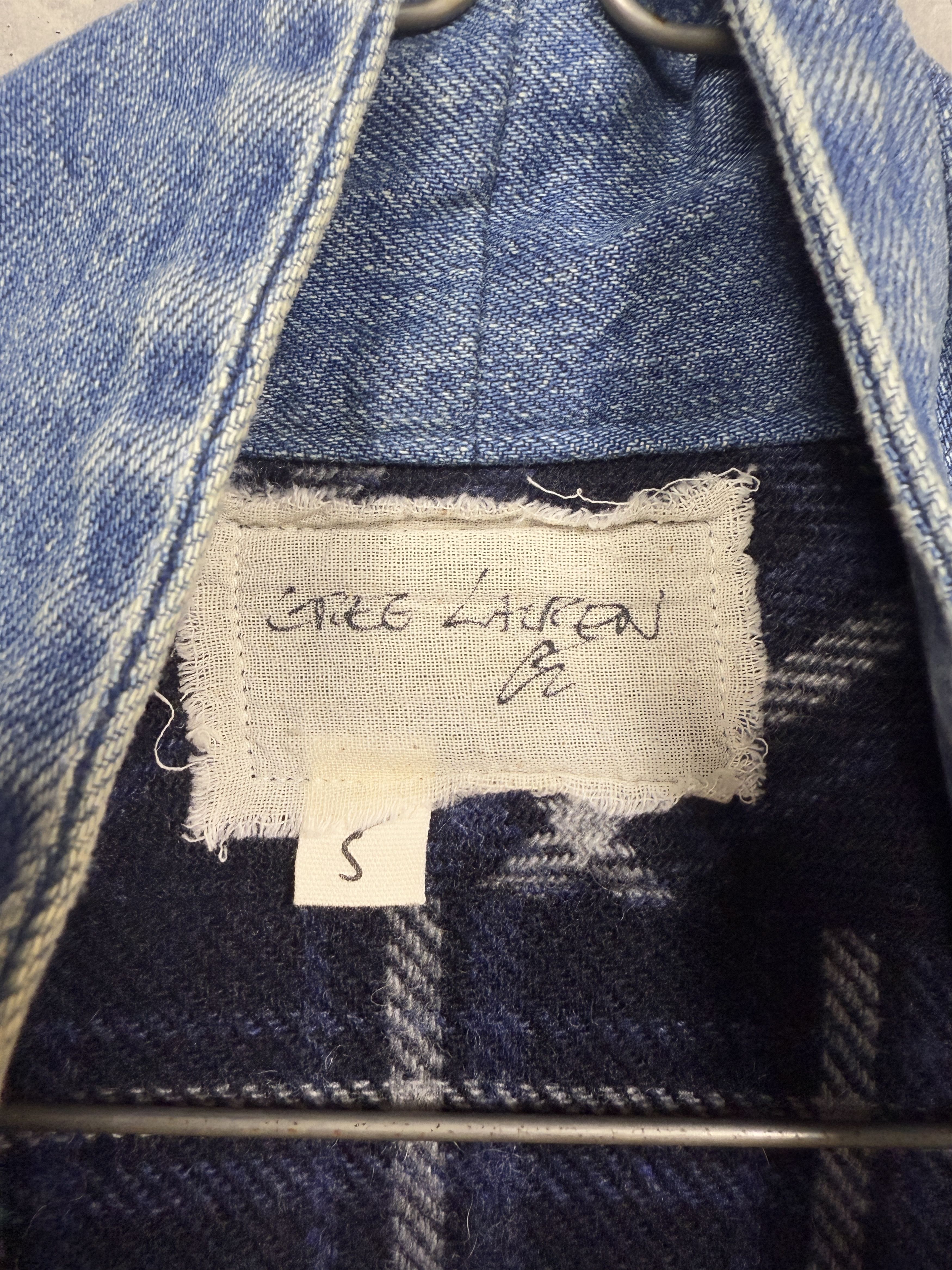 Greg Lauren Greg Lauren Navy Check GL 1 Kimono Size US XXL / EU 58 / 5 - 7 Thumbnail