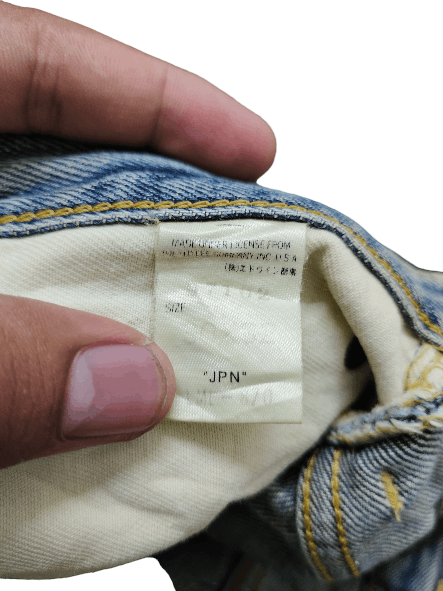 If Six Was Nine Flare Jeans Miss Lee Rider Clawmark Distress Denim Bootcut Size 26" / US 2 / IT 38 - 21 Thumbnail