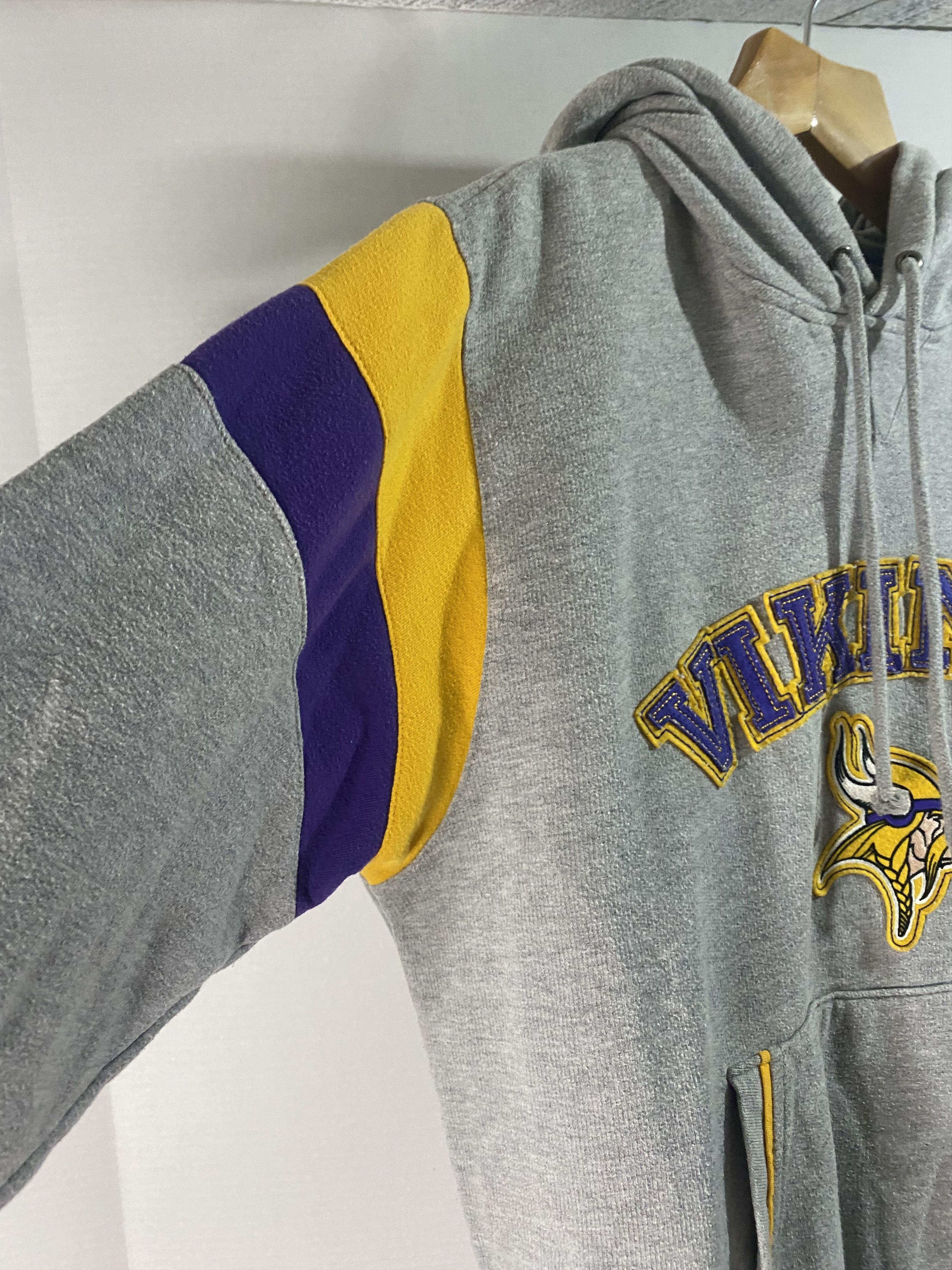 NFL Vintage Y2K Minnesota Vikings NFL Football Patch Hoodie Size US M / EU 48-50 / 2 - 5 Thumbnail
