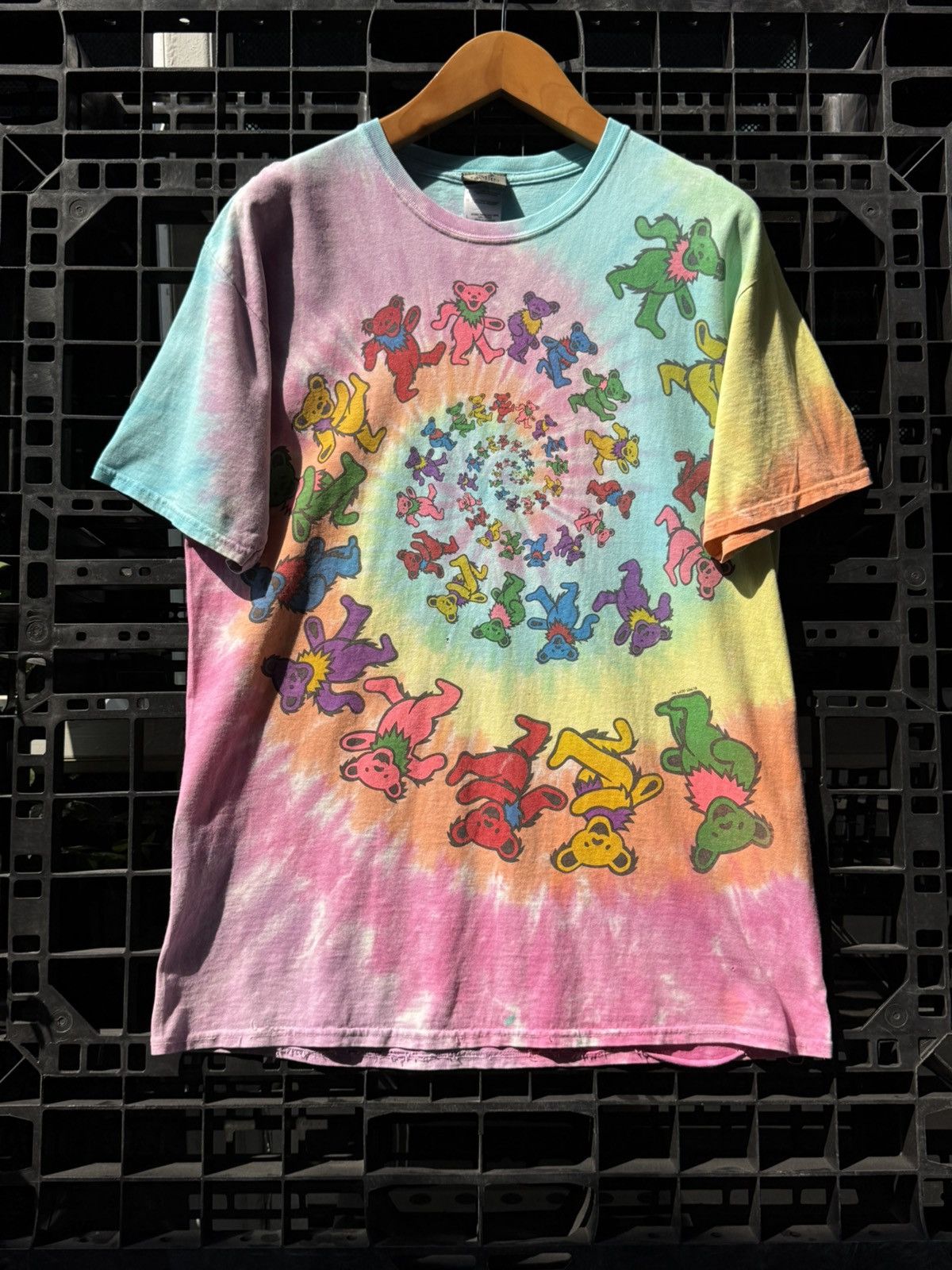 Vintage 💥Vintage Liquid Blue Grateful Dead Dancing Bears 00s T-Shirt Size US L / EU 52-54 / 3 - 1 Thumbnail