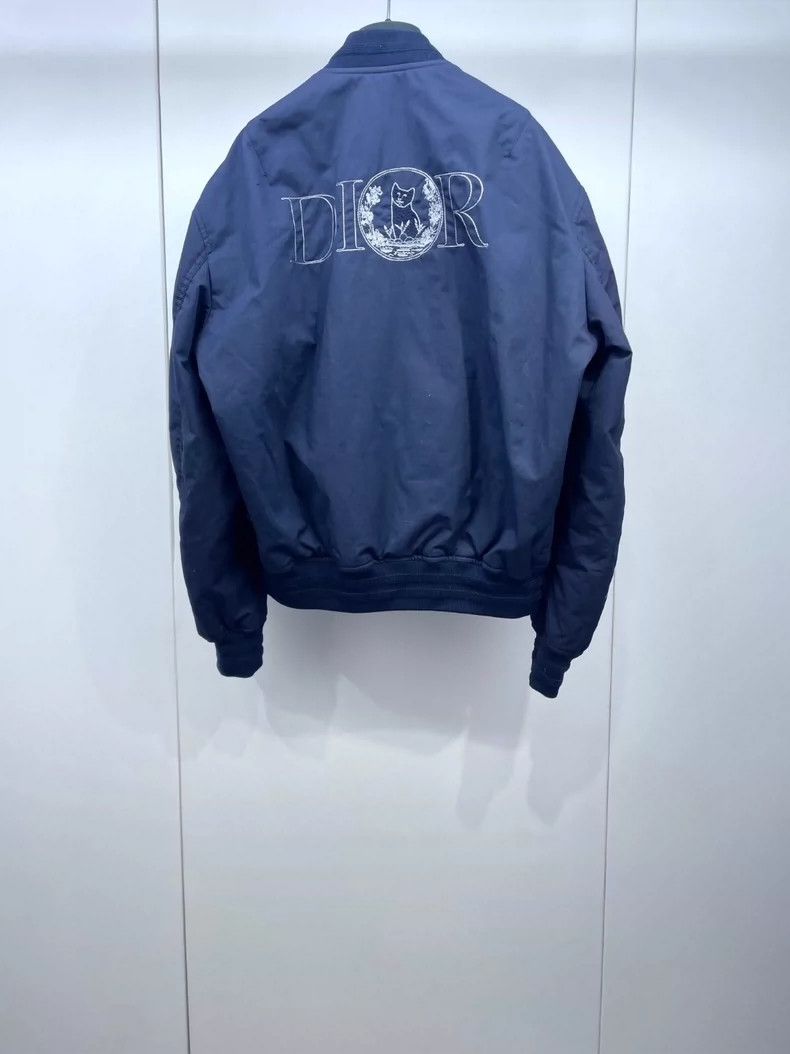 Dior Dior 25 new dark blue flying zipper jackets 2504-Nextarrow Size US M / EU 48-50 / 2 - 2 Thumbnail
