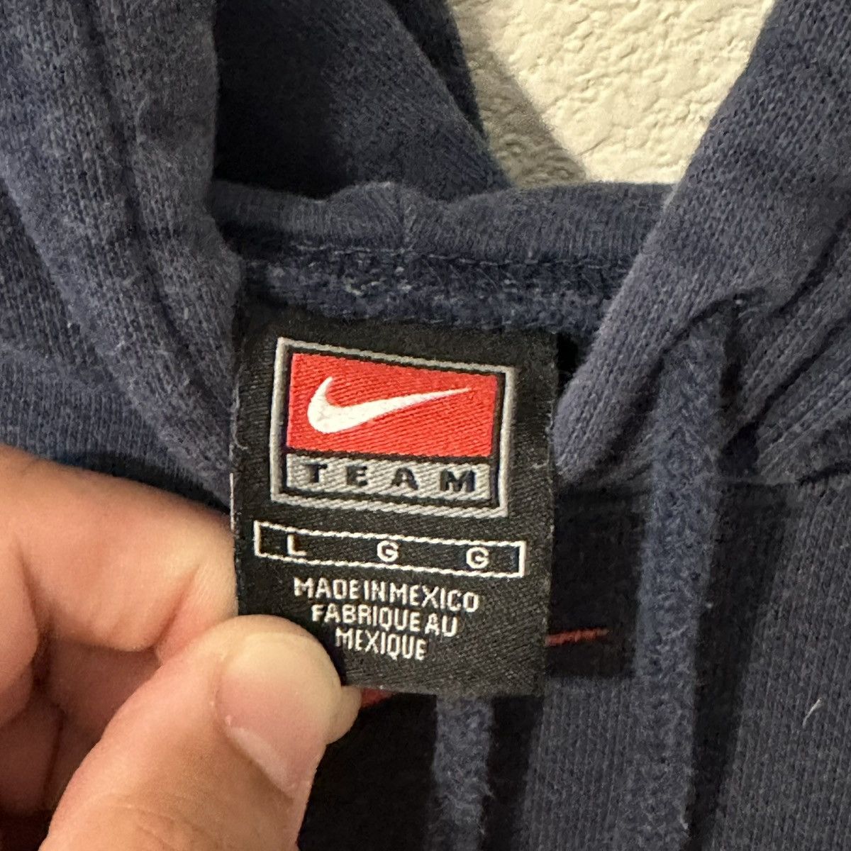 Nike × Vintage Vintage Y2K Nike Center Swoosh Hoodie Illinois Size US L / EU 52-54 / 3 - 4 Thumbnail