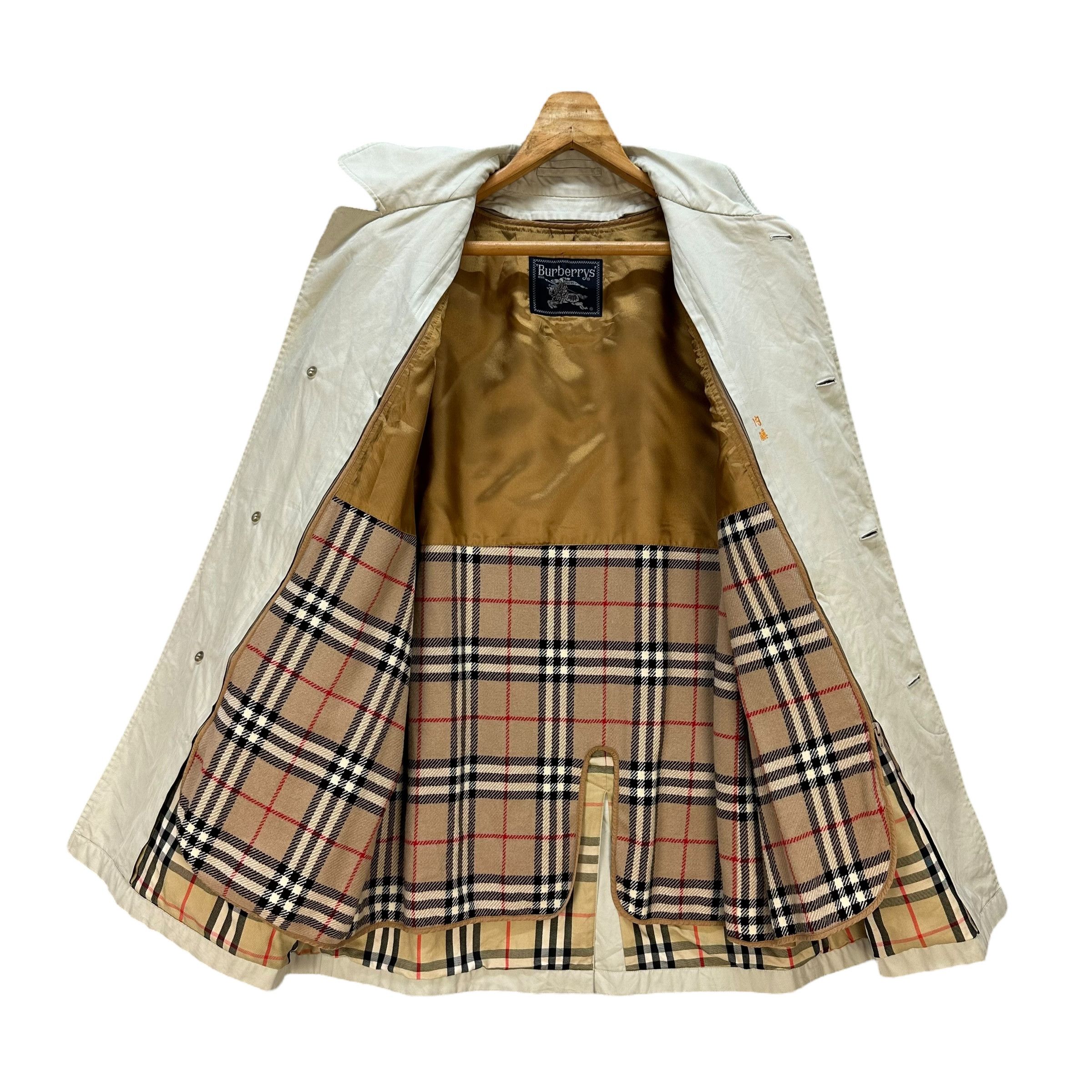 Burberry Vintage 90's BURBERRYS Button Coat Jacket #A80-1937 Size US M / EU 48-50 / 2 - 10 Thumbnail