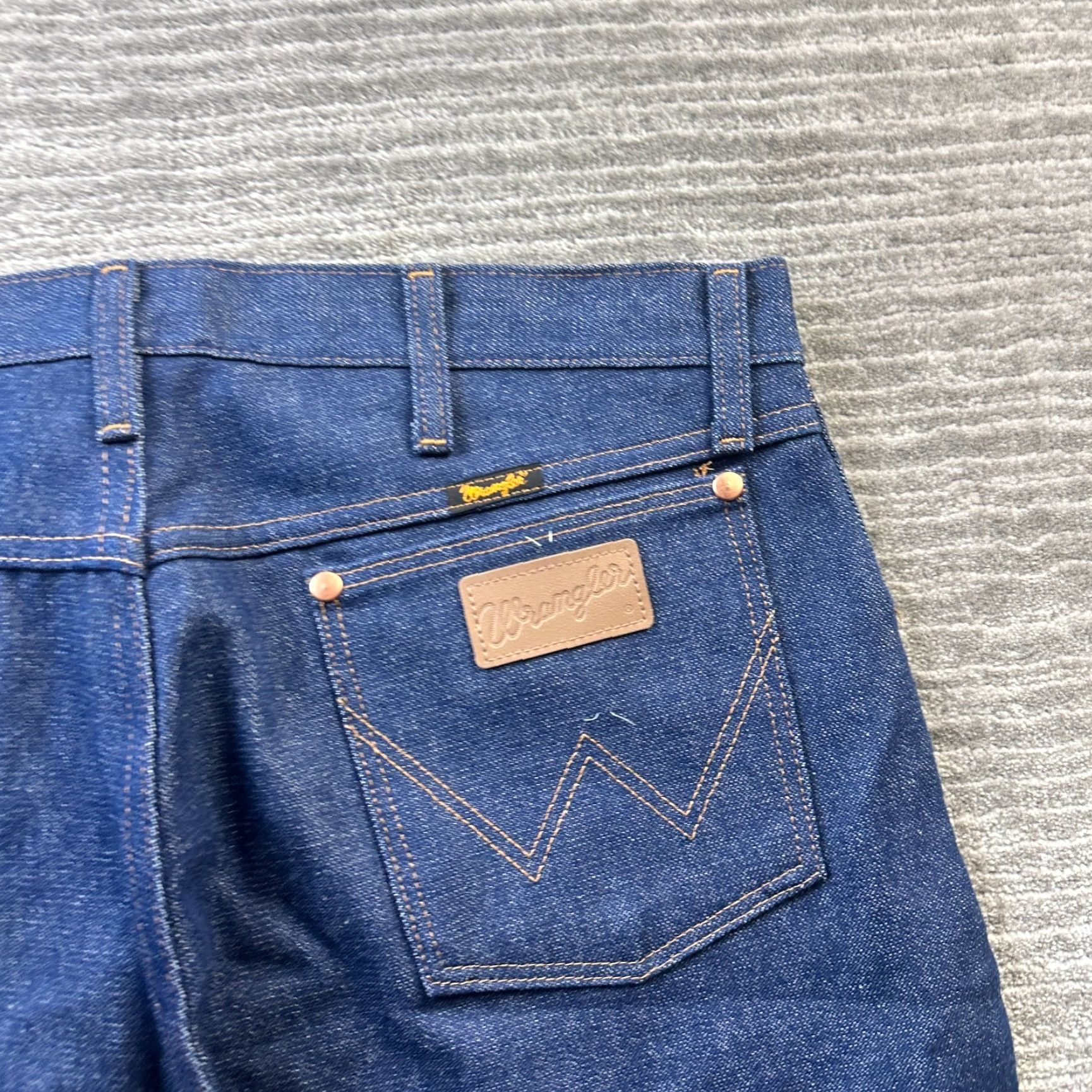 Wrangler VINTAGE Wrangler Jeans Mens 35x32 Blue Denim Pants Cowboy Cut Size US 38 / EU 54 - 5 Thumbnail