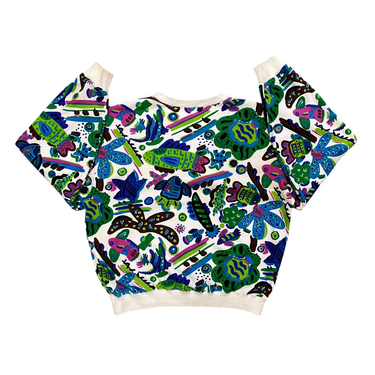 Art Comes First × Japanese Brand PRIMROSE Nice Multicolor Fullprint Sweatshirt Size US M / EU 48-50 / 2 - 2 Thumbnail