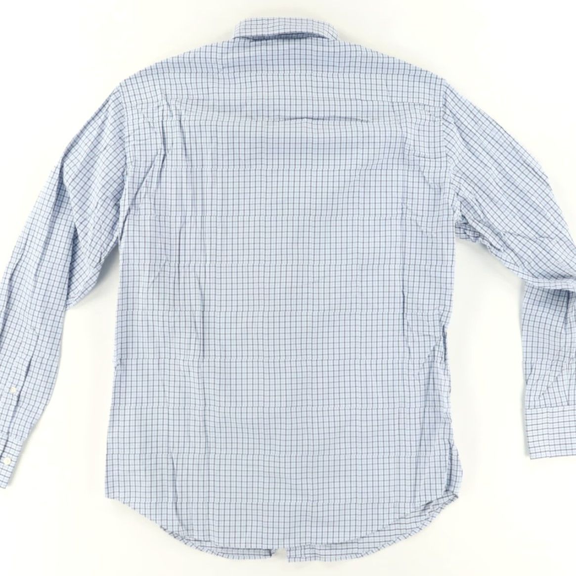 Peter Millar Peter Millar Shirt Gingham Button Down Blue Men L Nylon Summer Comfort Long Sleeve Size US L / EU 52-54 / 3 - 4 Thumbnail