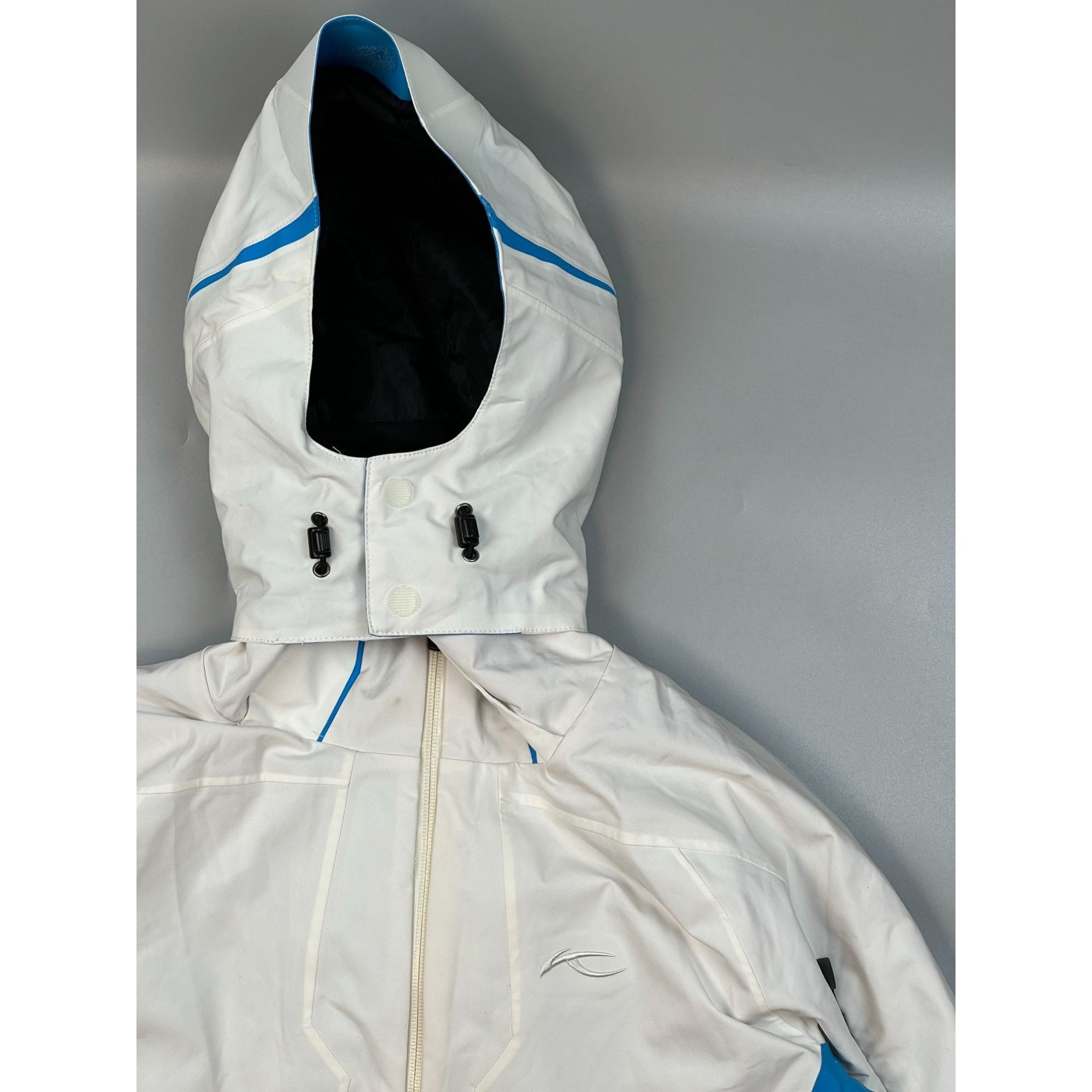 KJUS Kjus White Ski Jacket With Ski Mask (Y0695) Size M / US 6-8 / IT 42-44 - 3 Thumbnail