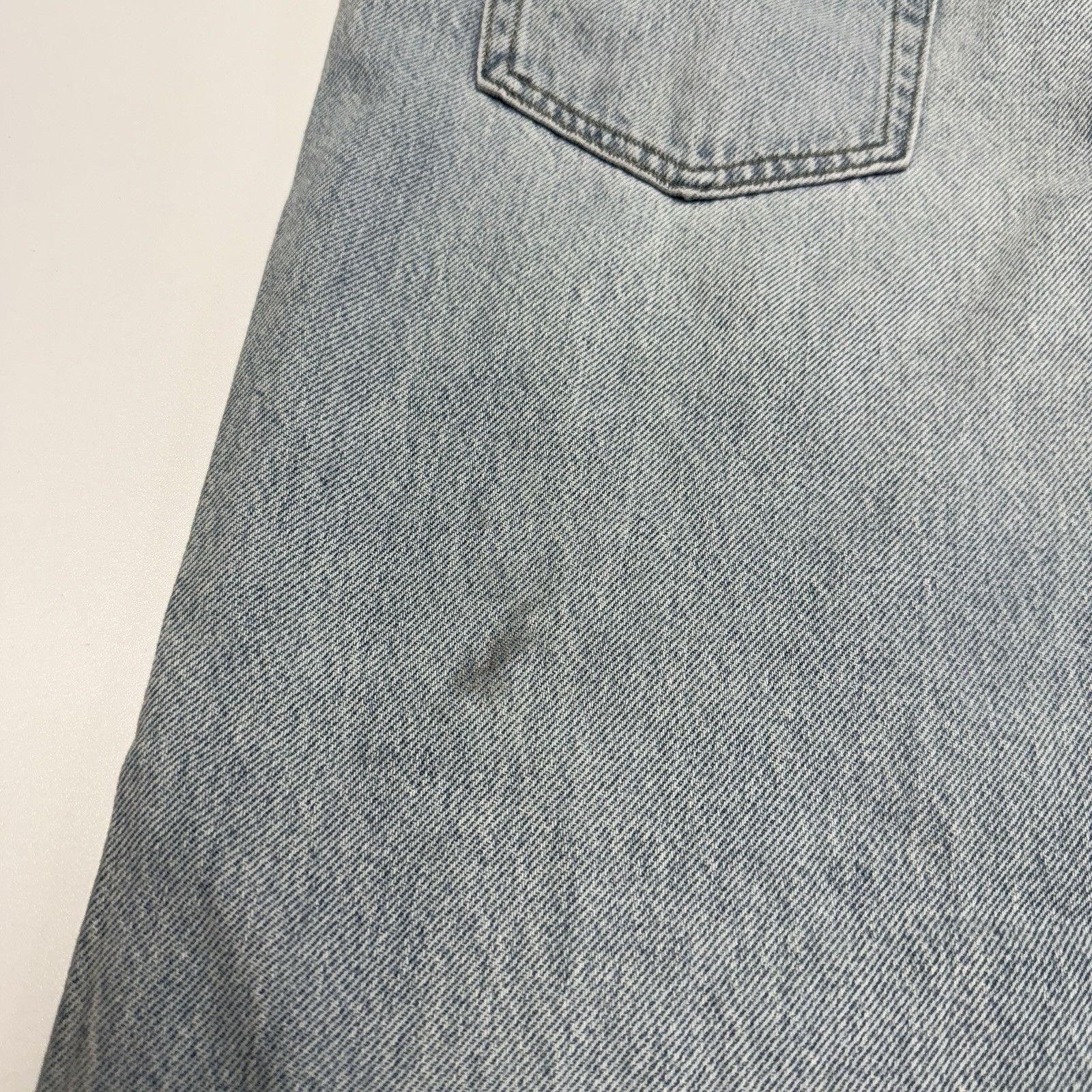 Pacsun PacSun Ripped Baggy Wide Leg Jeans Shiloh Light Blue Wash Si Size US 28 / EU 44 - 6 Thumbnail
