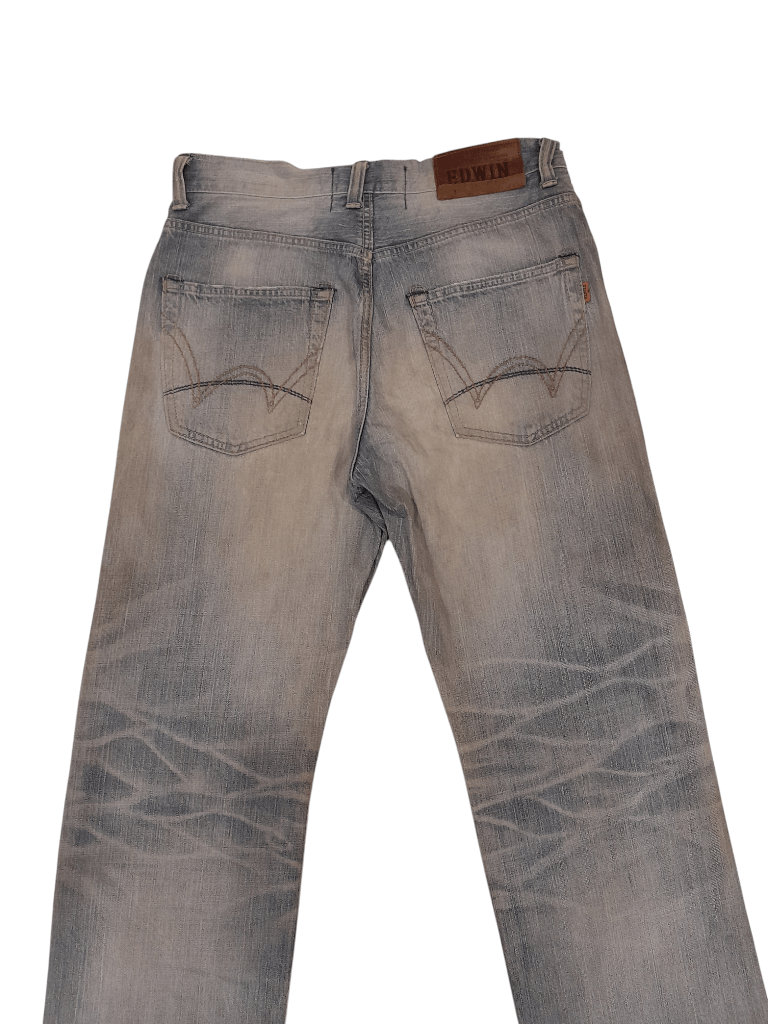 Edwin × Vintage Edwin Japan Wide Cutting Selvedge Denim (F473) Waist 32 Size US 32 / EU 48 - 4 Thumbnail