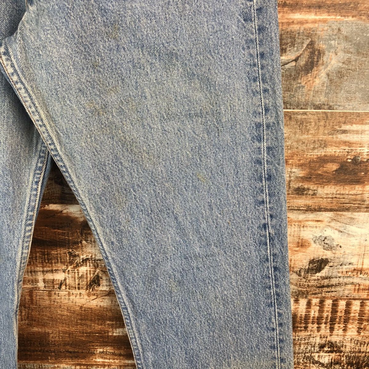Levi's Levis 501 Blue Denim ripped vintage Pants #A2576 Size 30" / US 8 / IT 44 - 10 Thumbnail