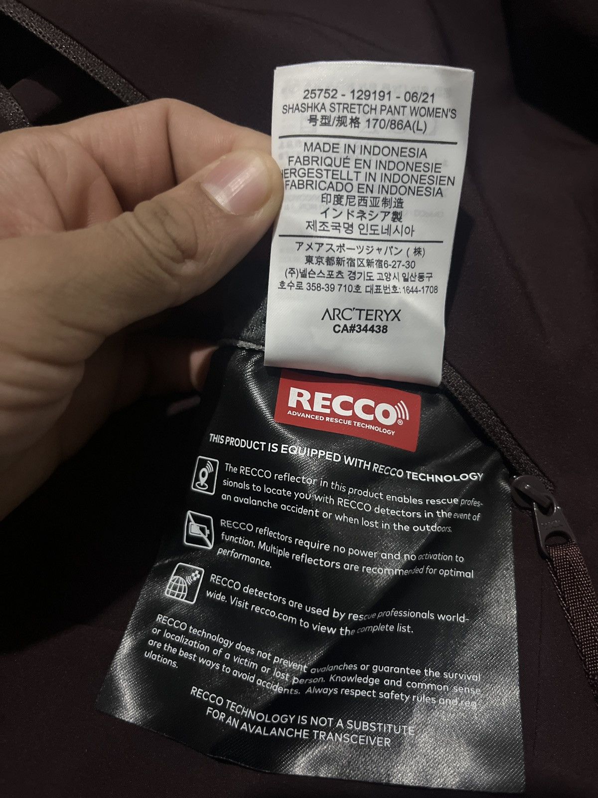 Arc'teryx Shashka Stretch Pant Size 36" / US 14 / IT 50 - 4 Thumbnail