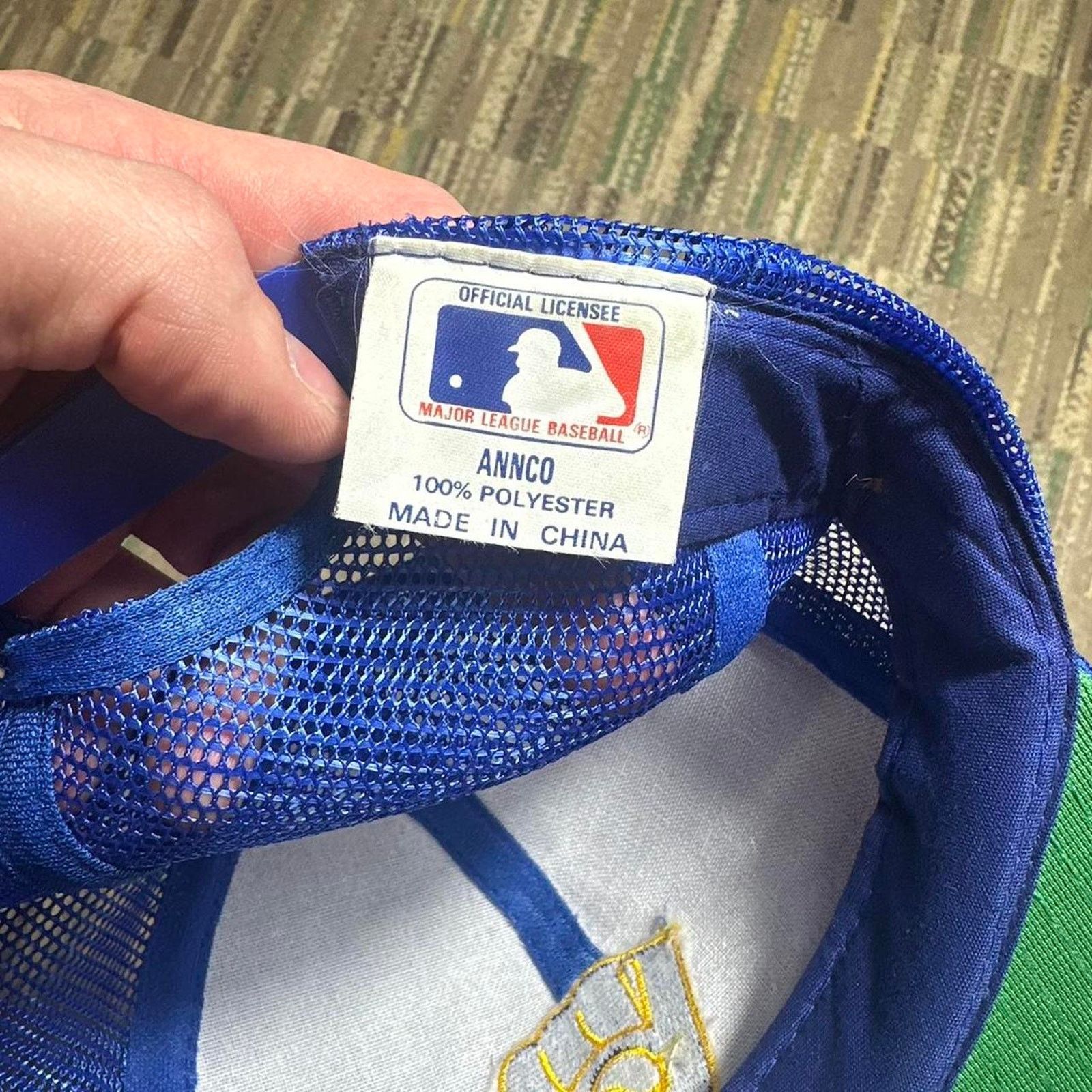 MLB Vintage 90s Milwaukee Brewers MLB Mesh Trucker SnapBack Hat Size ONE SIZE - 4 Thumbnail