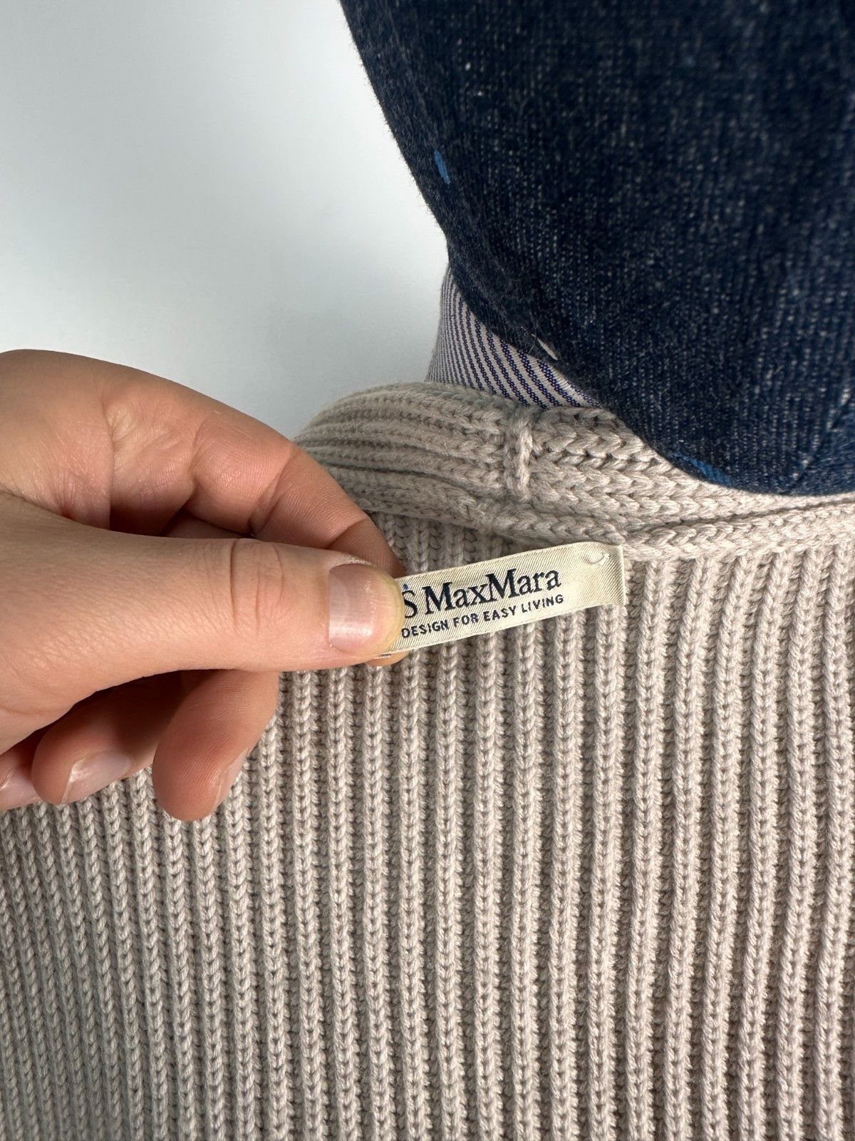Max Mara Max Mara Wool Cardigan Knited Long Beige Size M Size M / US 6-8 / IT 42-44 - 8 Thumbnail