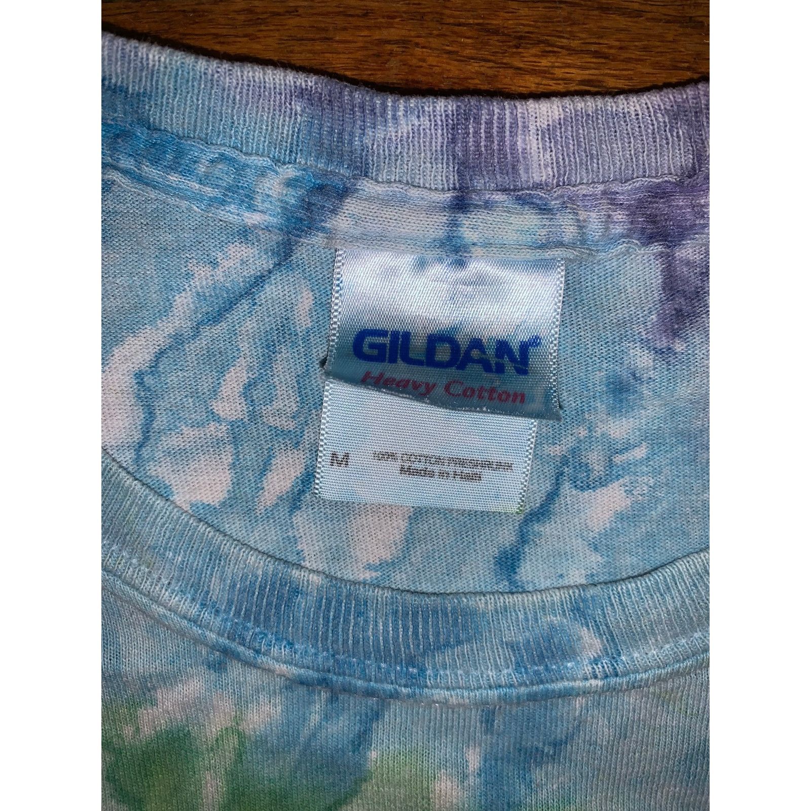 Gildan Northlane Medium Tie Dye Vitruvian Baphomet Occult Band Tee Size US M / EU 48-50 / 2 - 5 Thumbnail