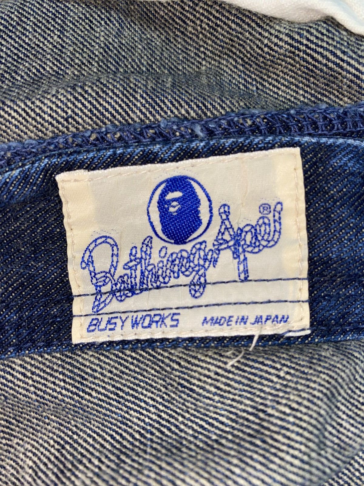 Bape × Vintage Archive Piece A Bathing Ape Selvedge Red Line Jeans Size US 30 / EU 46 - 11 Thumbnail