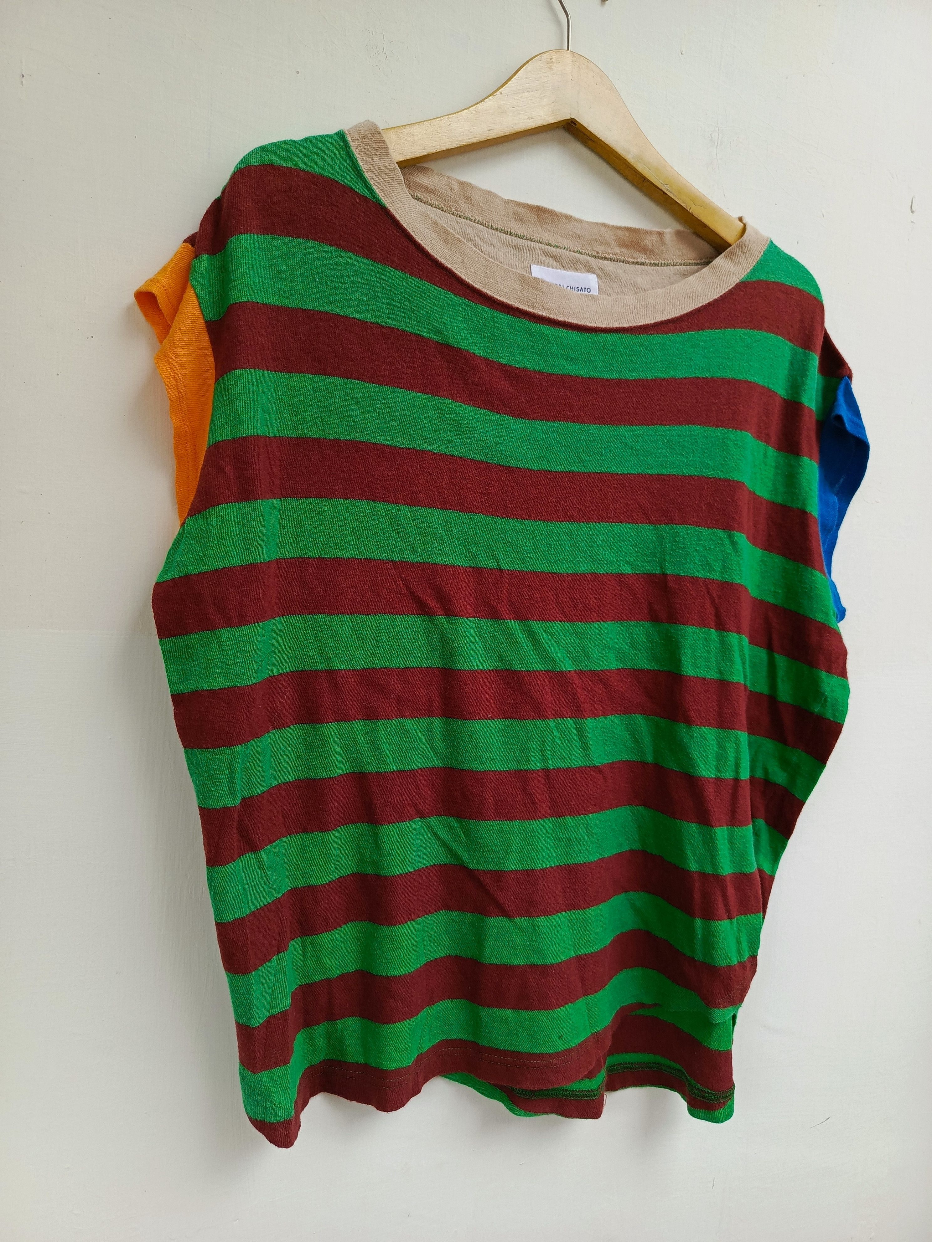 Tsumori Chisato Tsumori chisato stripe pattern tshirt Size XS / US 0-2 / IT 36-38 - 3 Thumbnail