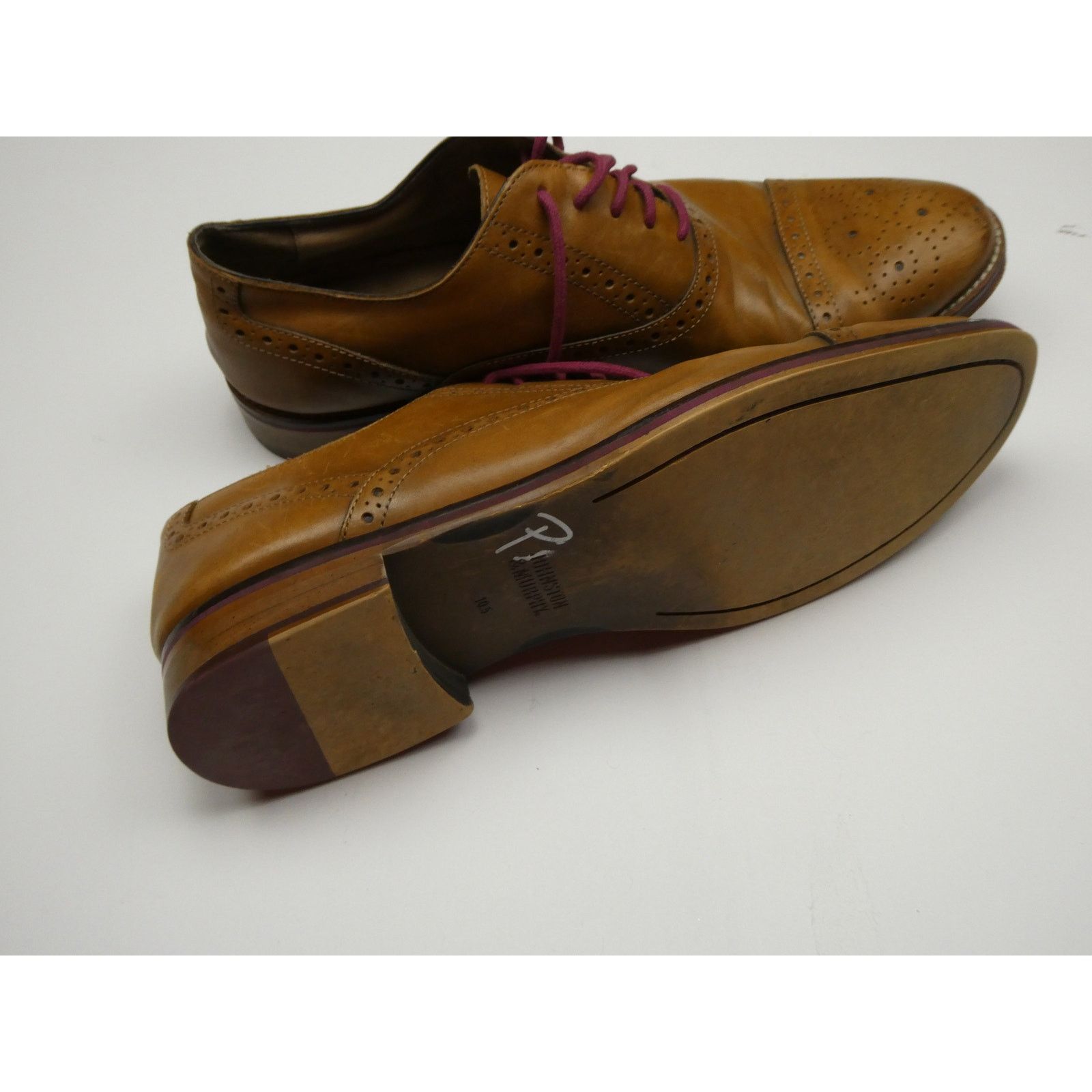 Johnston & Murphy Johnston & Murphy oxford dress shoes, size: 10.5, brown Size US 10.5 / EU 43-44 - 2 Thumbnail