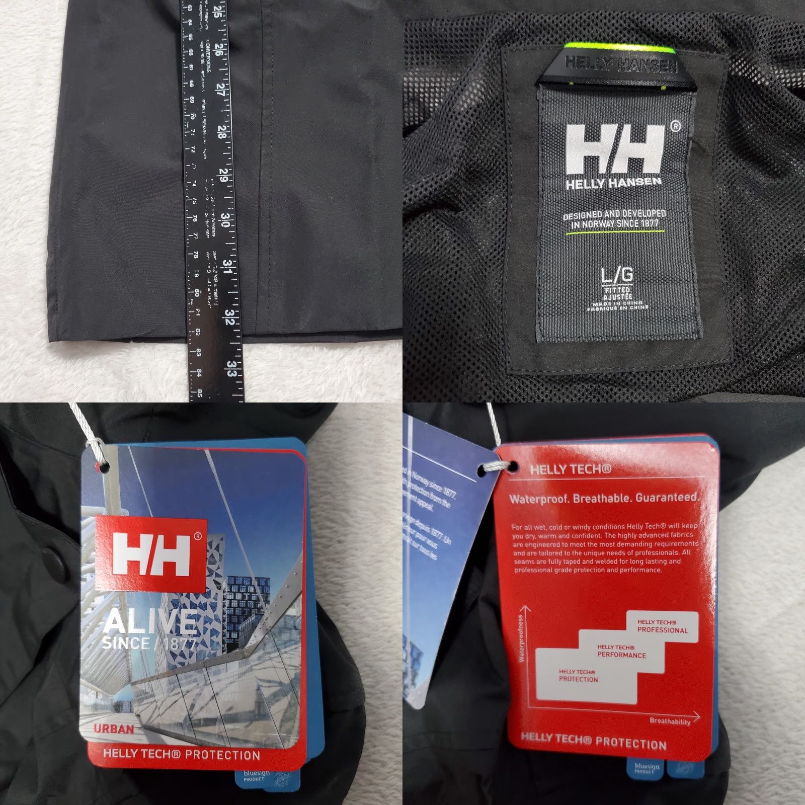 Helly Hansen Helly Hansen Welsey II Trench Coat Women L Black Hooded Waterproof Packable Belted Breather Zipped Pockets Size L / US 10 / IT 46 - 10 Thumbnail