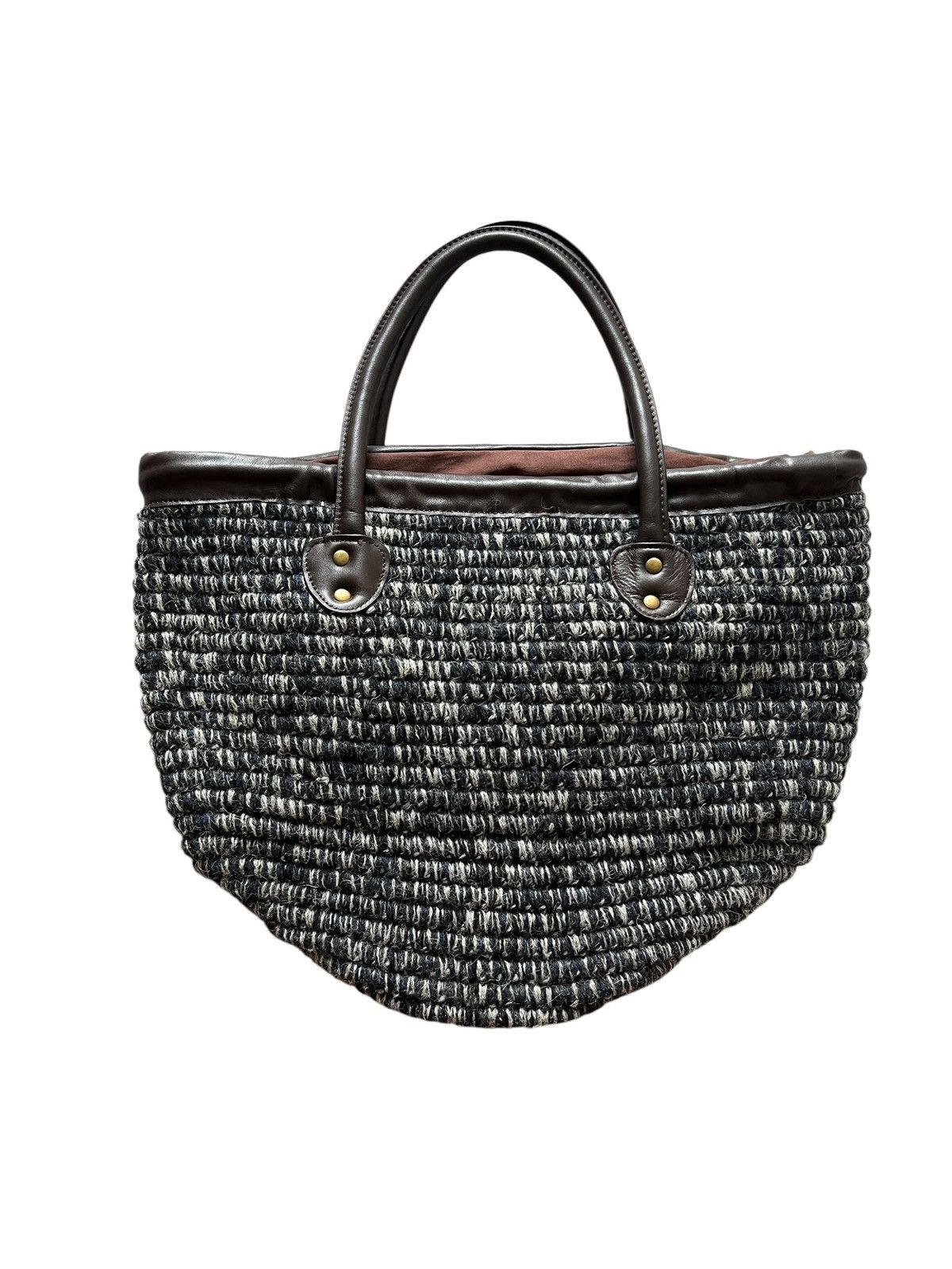 Issey Miyake 1990s Issey Miyake Plantation Bucket Rug Shoulder Bag Size ONE SIZE - 13 Thumbnail