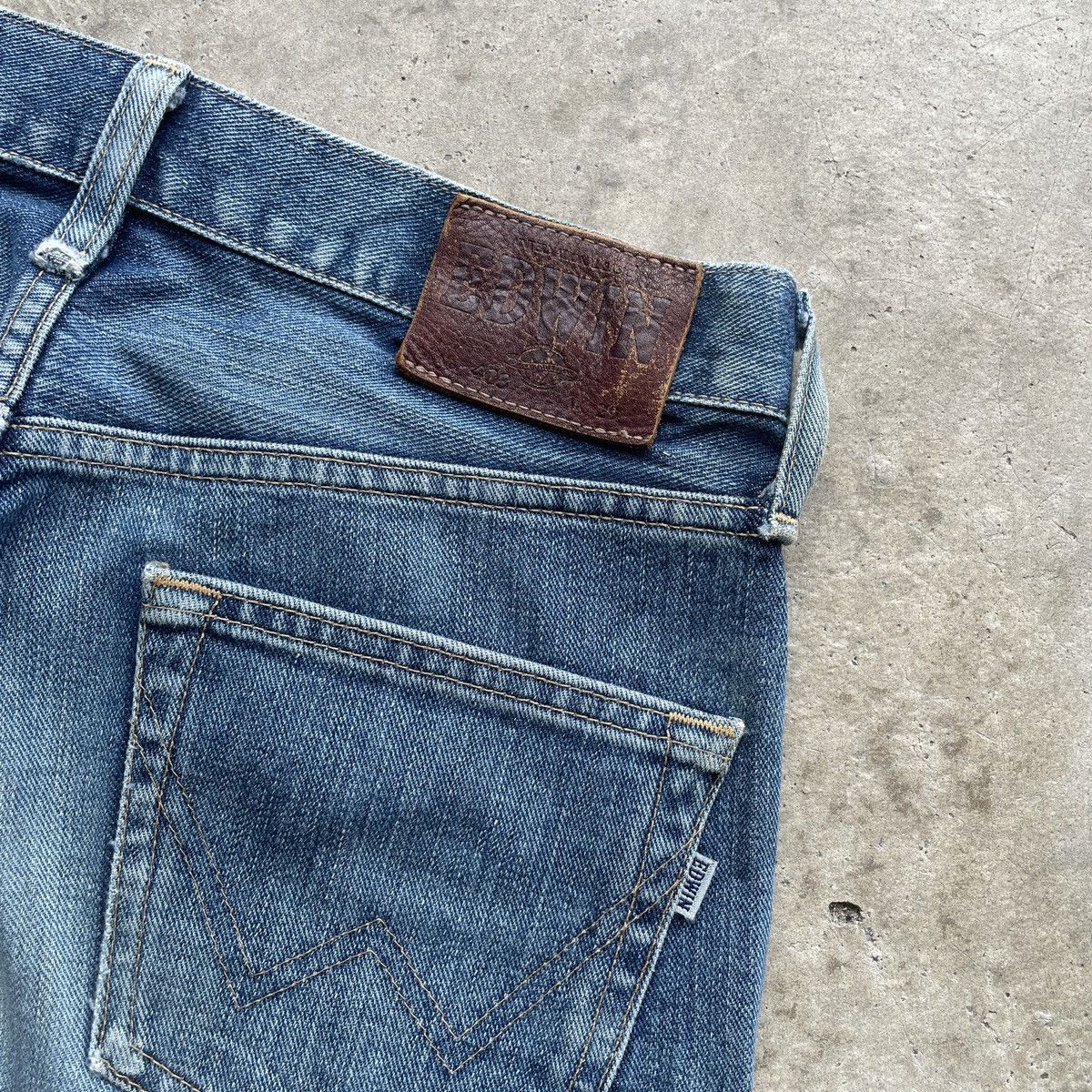 Edwin Vintage Edwin Faded Jeans Distressed Denim Pants W29 Size US 29 - 9 Thumbnail