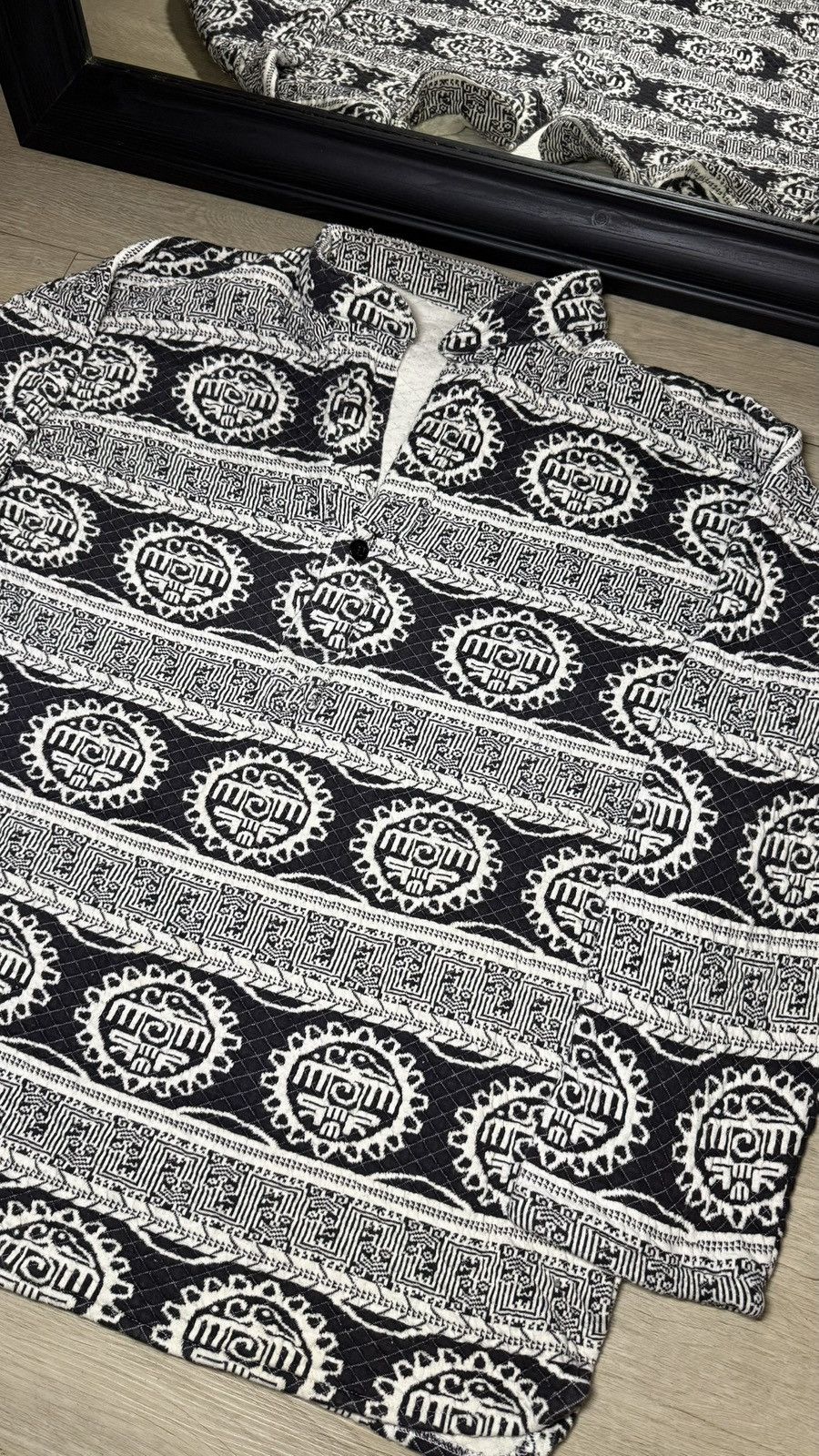 Other Vintage 1990s Aztec / Mayan All Over Print Crewneck Size US XL / EU 56 / 4 - 3 Thumbnail