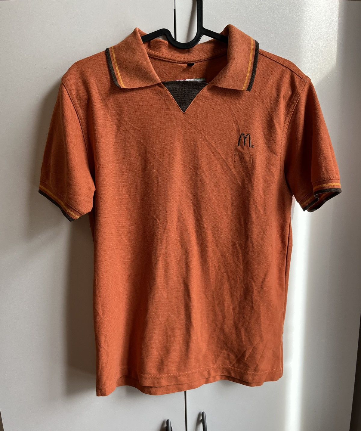 Uniform Wares Vintage McDonald’s Italy Employee Polo Shirt 90s Rare Size US M / EU 48-50 / 2 - 1 Thumbnail