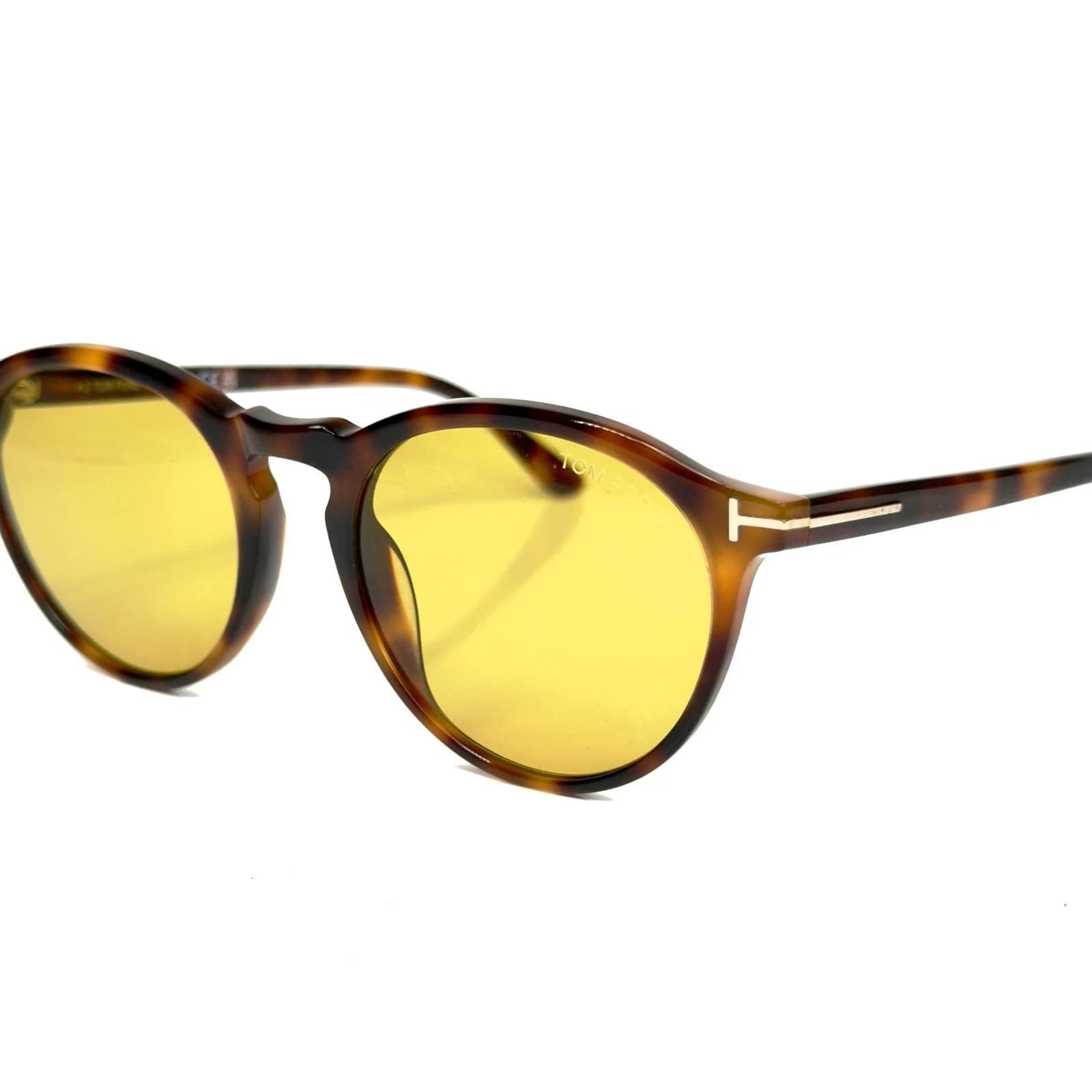 Tom Ford TOM FORD AURELE FT0904 53E Brown Yellow Sunglass 904 TF904 Size ONE SIZE - 5 Thumbnail