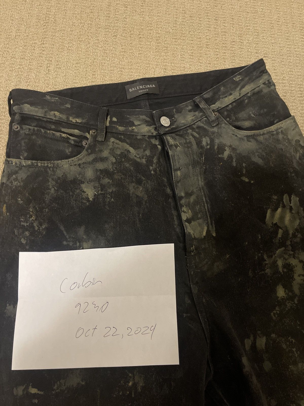 Balenciaga 2024 mud show slashed denim Size US 32 / EU 48 - 5 Thumbnail
