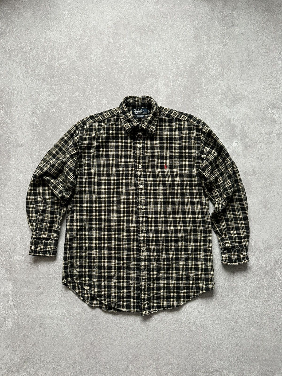 Polo Ralph Lauren × Vintage Polo Ralph Lauren Lowell Sport Button Up Plaid Flannel M Size US M / EU 48-50 / 2 - 1 Thumbnail