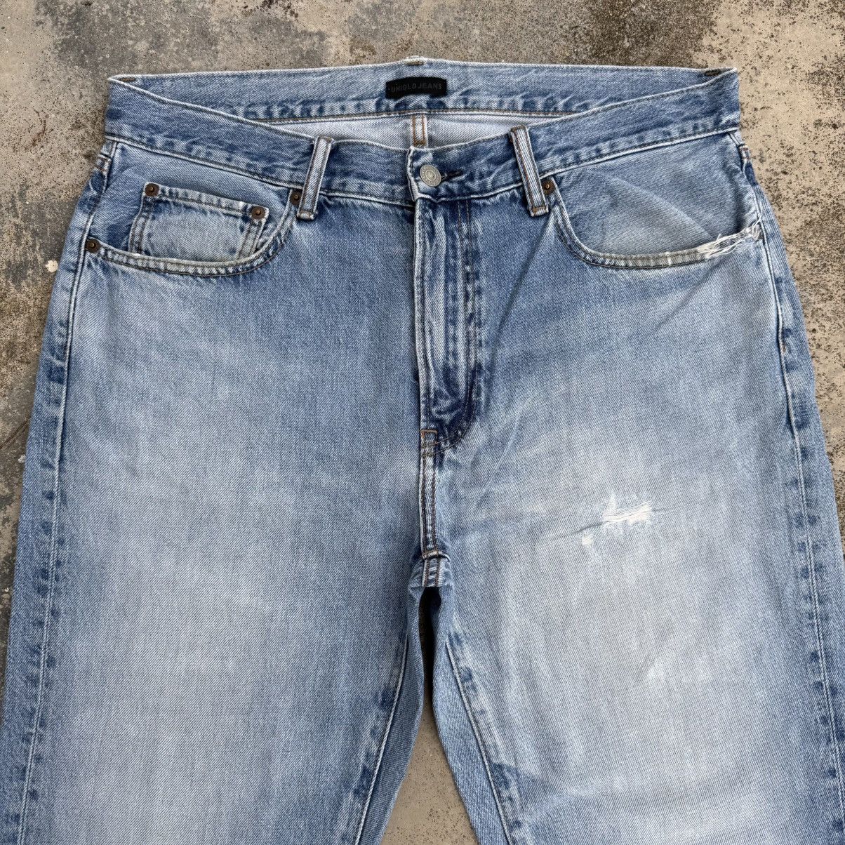 Jean VINTAGE JAPANESE DENIM BLUE WASH JEAN PANTS Size US 35 - 2 Thumbnail