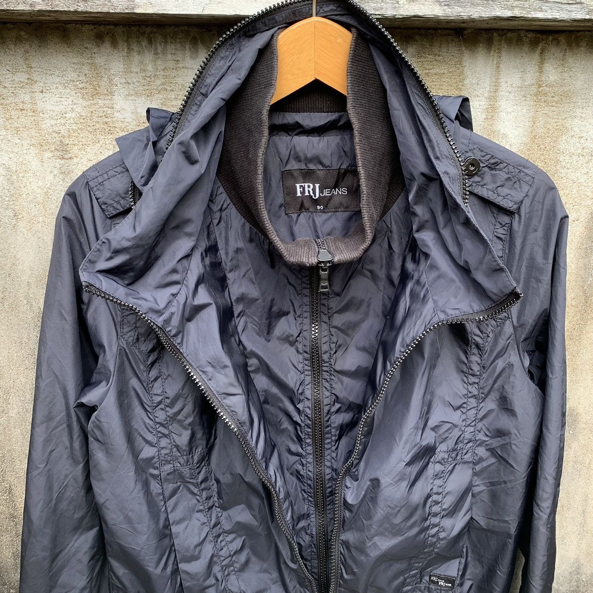 Japanese Brand JAPANESE HOODED ZIP-UP FRJJEANS WINDBREAKER JACKET LGB STYLE Size US S / EU 44-46 / 1 - 6 Thumbnail