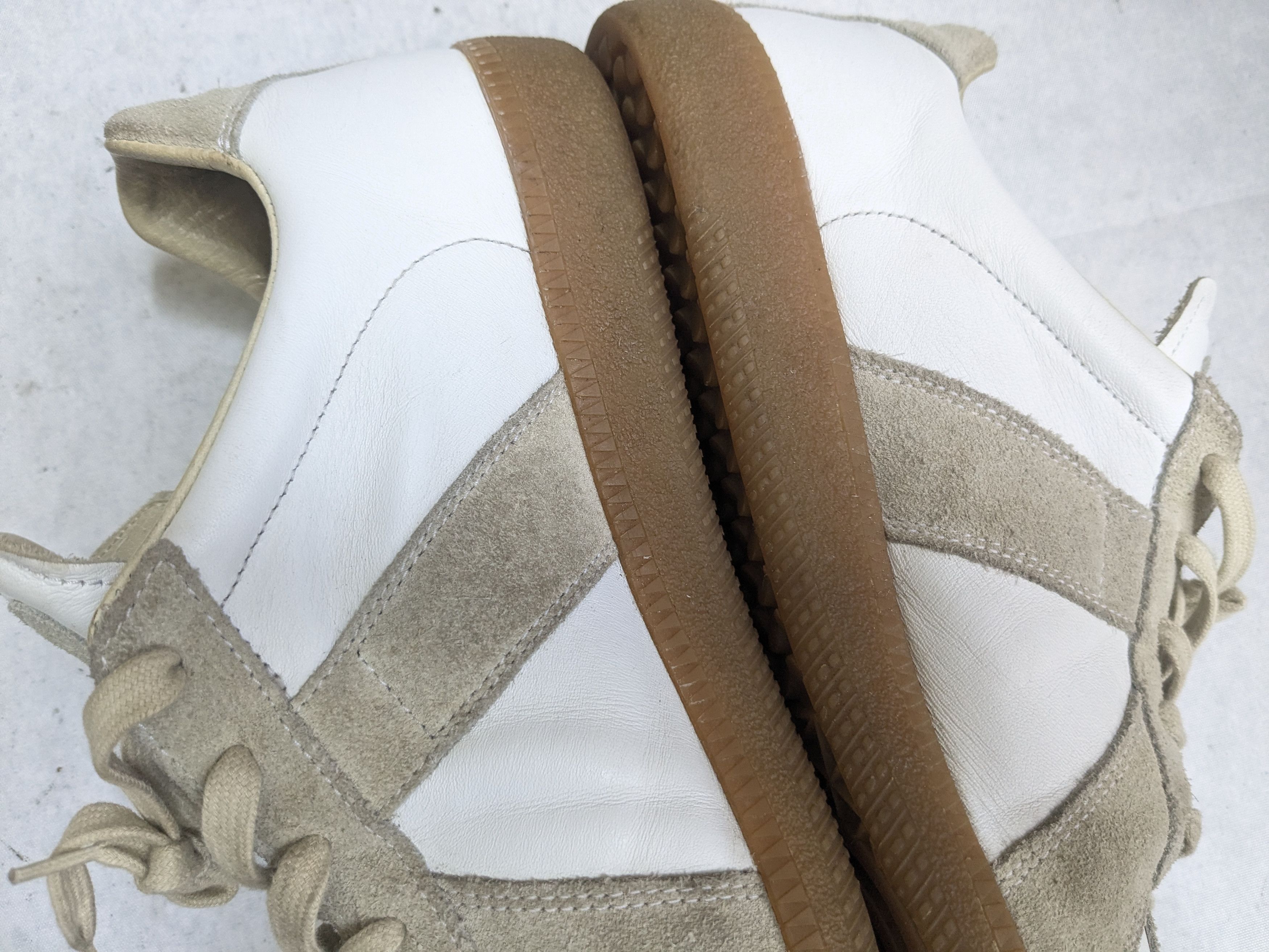 Maison Margiela Maison Margiela Replica GAT White Gray 8 41 Low Tops Gum Size US 8 / EU 41 - 15 Thumbnail
