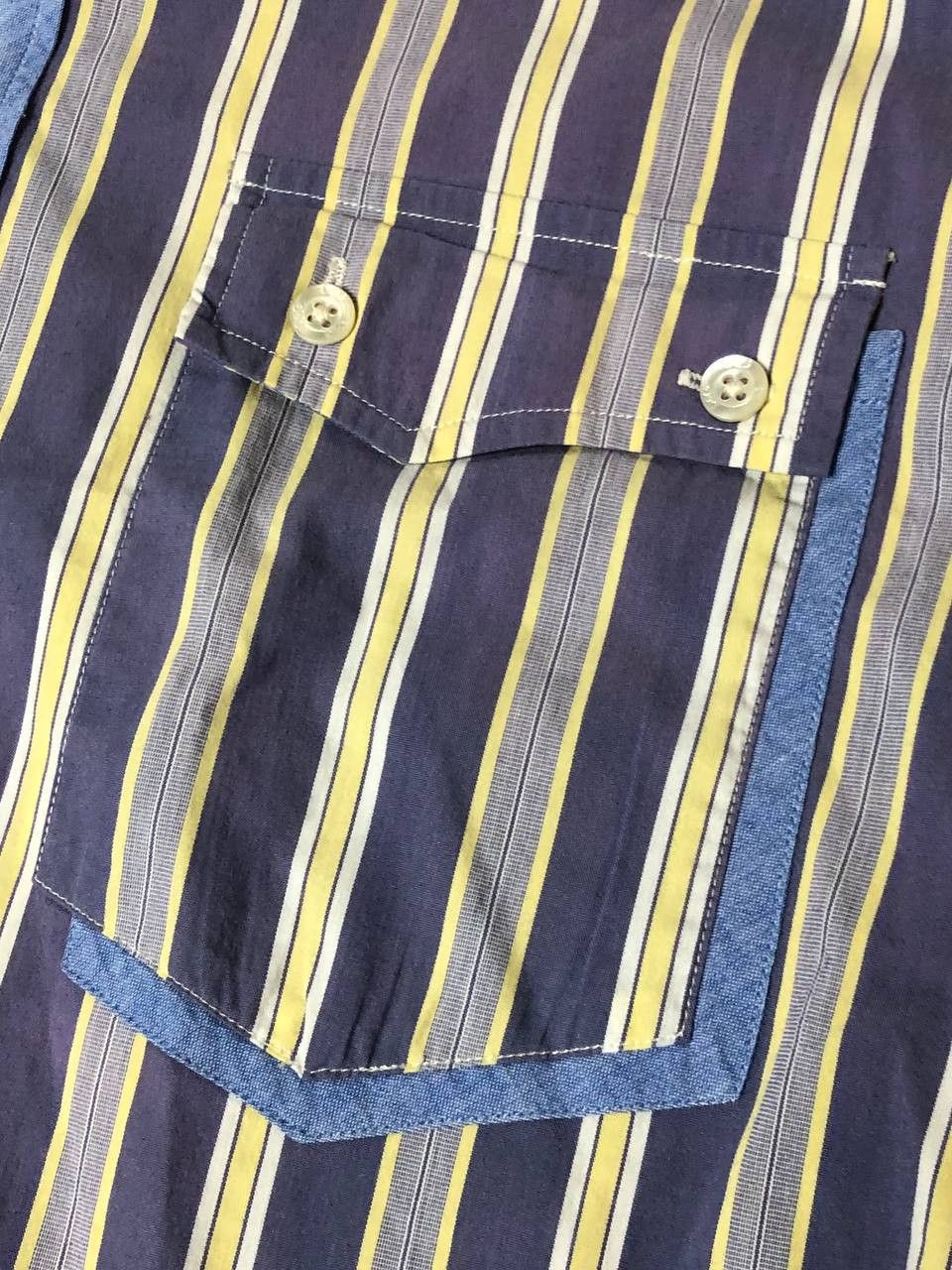 Dolce & Gabbana Trashed Shirt Vintage Cropped Button Up Size US L / EU 52-54 / 3 - 7 Thumbnail