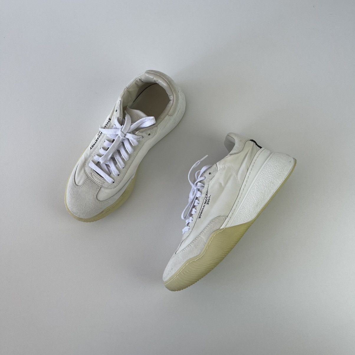 Stella McCartney Stella McCartney Women’s Loop Lace-Up Sneaker White Rare Size US 9 / IT 39 - 2 Thumbnail