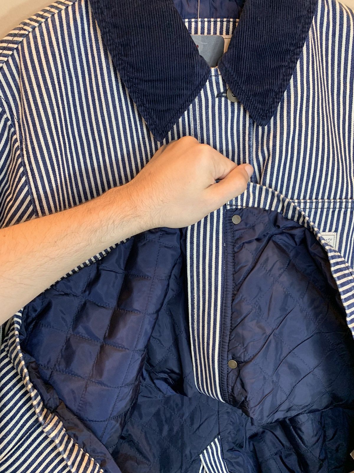 Levi's *RARE* New Levi’s Train Conductor Cord Collar Chore Coat - L Size US L / EU 52-54 / 3 - 5 Thumbnail