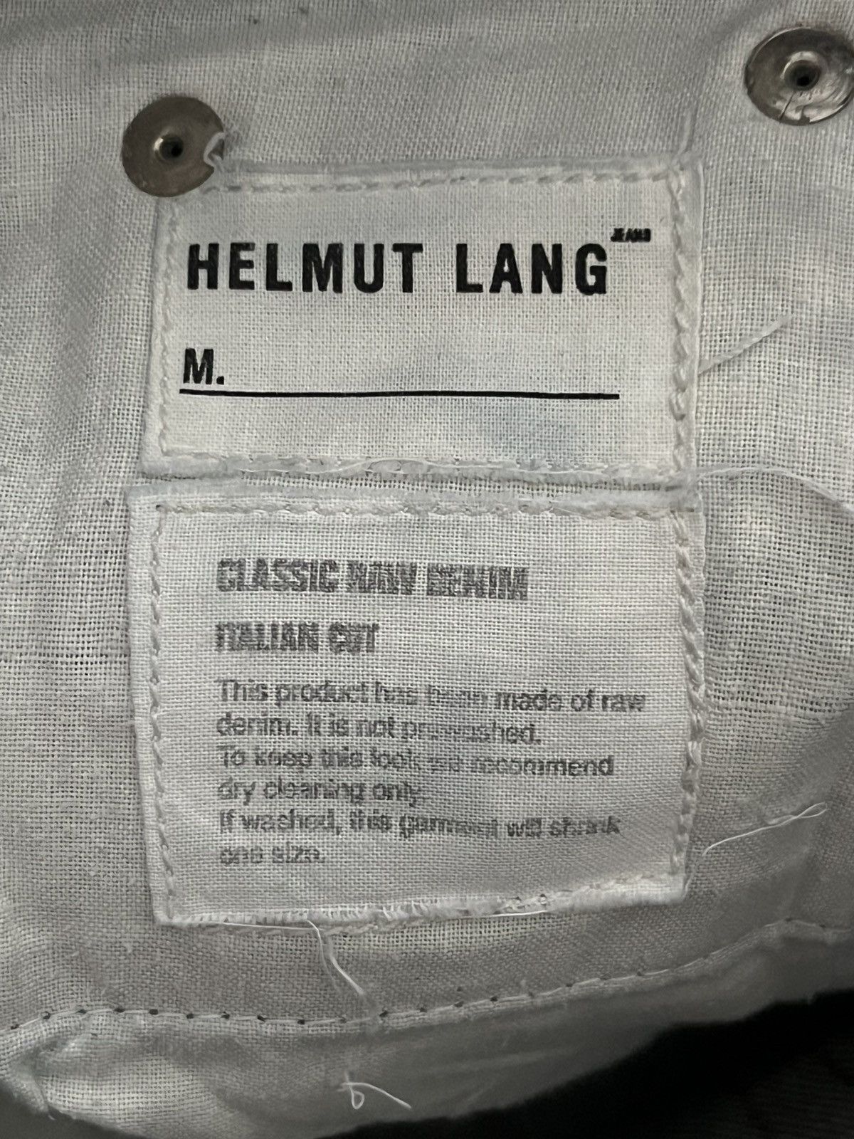 Helmut Lang Helmut Lang Archival Raw Denim Size US 27 - 3 Thumbnail