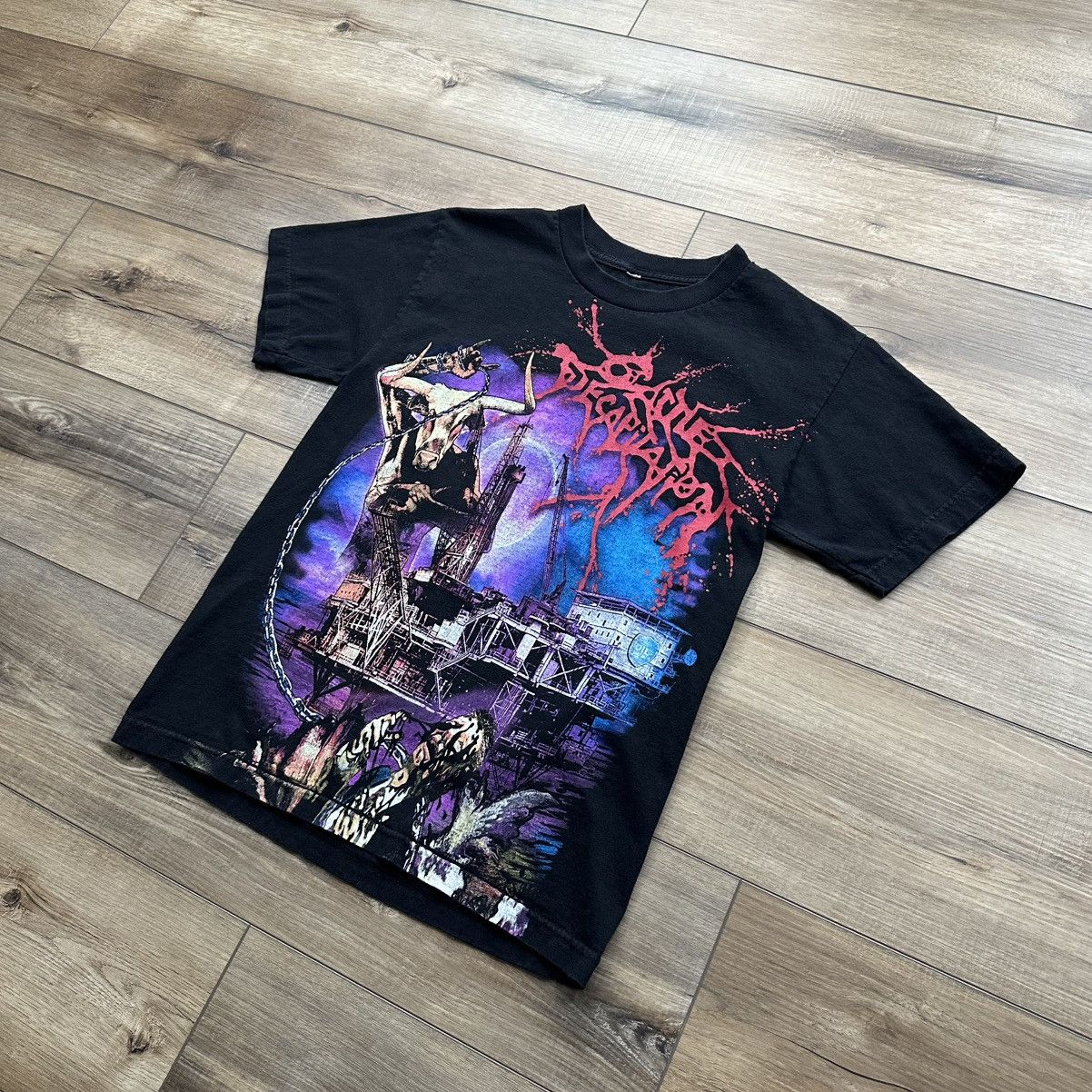 Other Y2K Cattle Decapitation Death Metal Graphic Band Tee Size US M / EU 48-50 / 2 - 3 Thumbnail