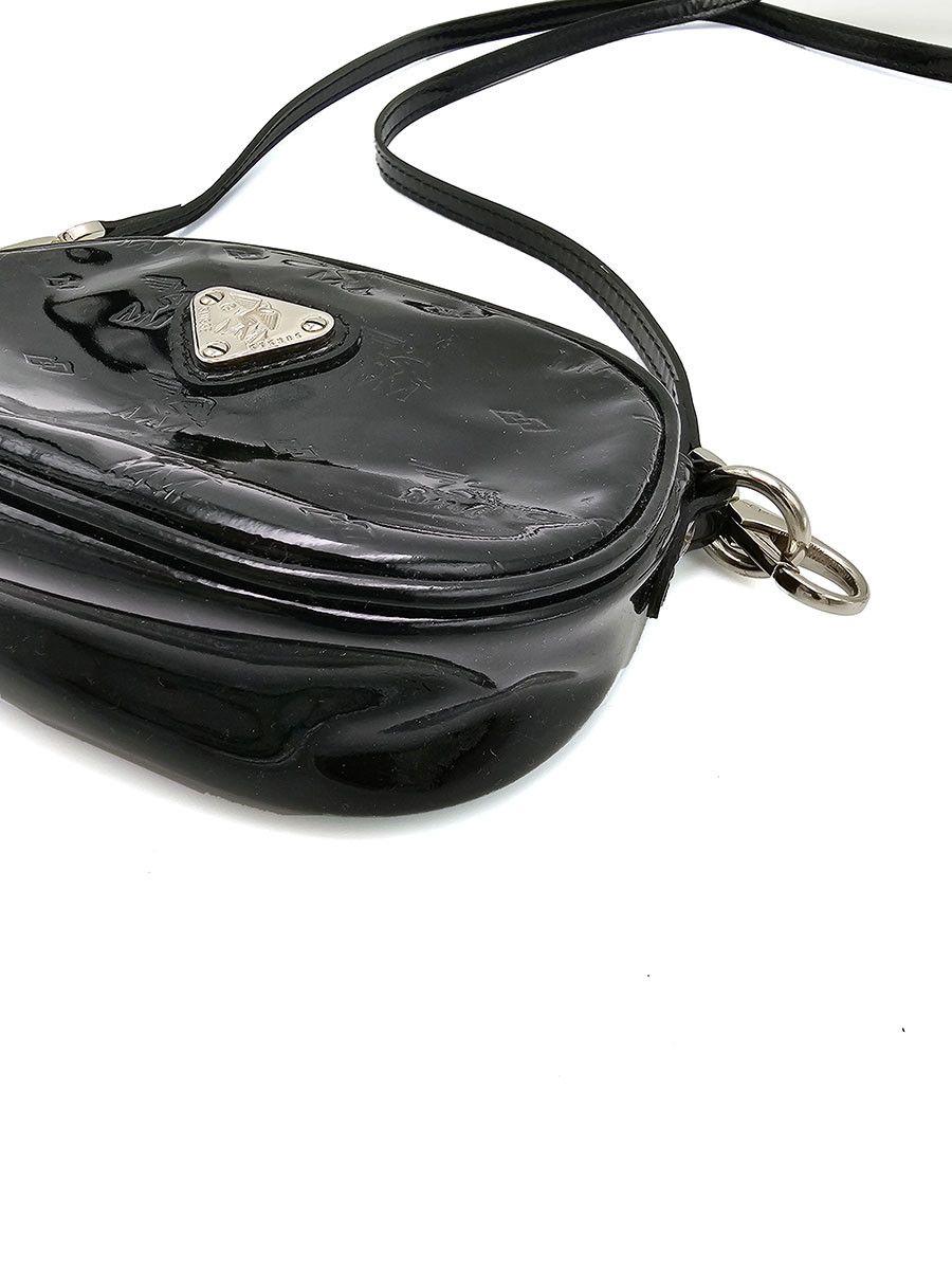 Maison Mollerus Maison Mollerus Black Patent Leather Crossbody Bag Size ONE SIZE - 7 Thumbnail