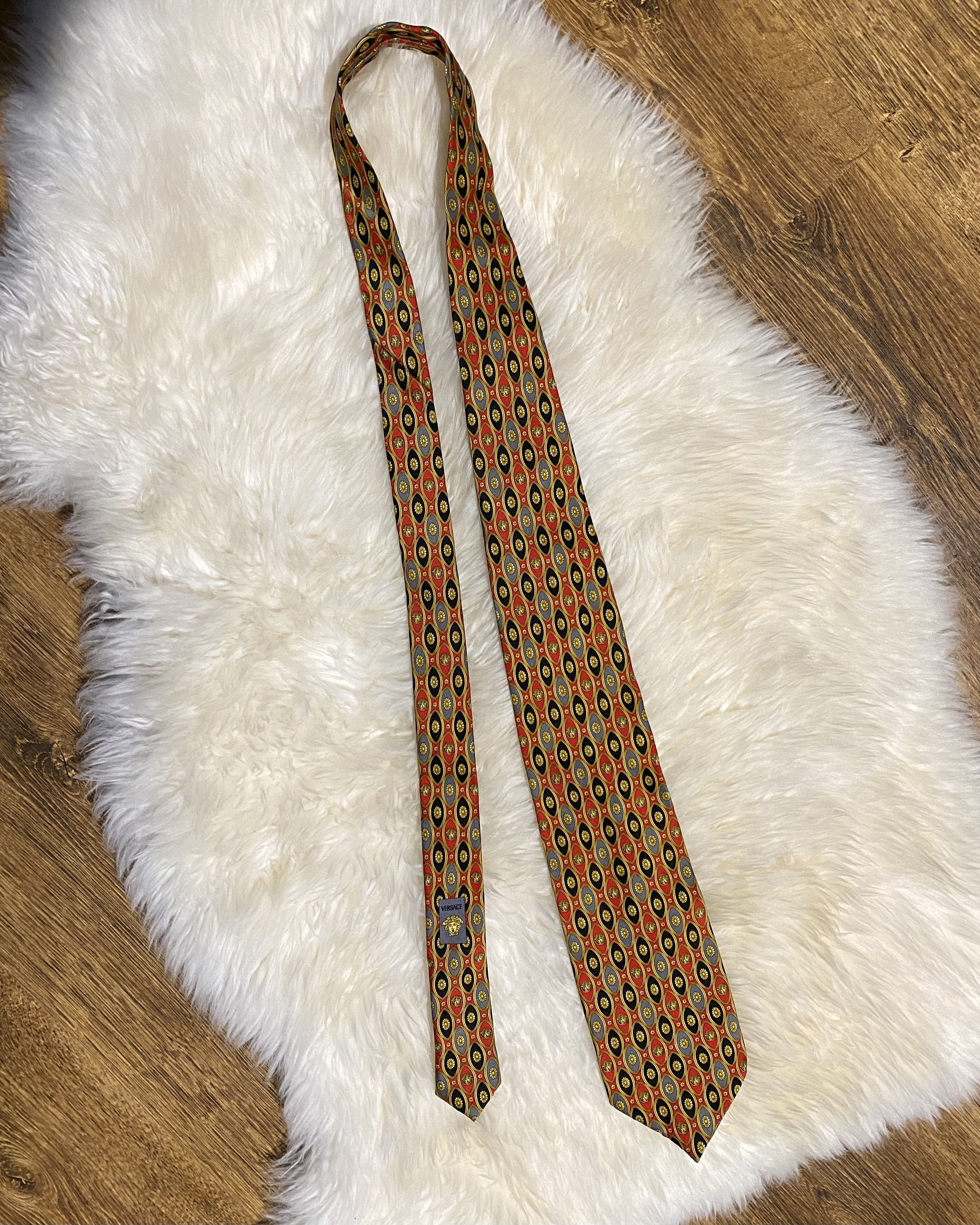 Versace Gianni Versace Tie Silk Vintage Size ONE SIZE - 7 Thumbnail