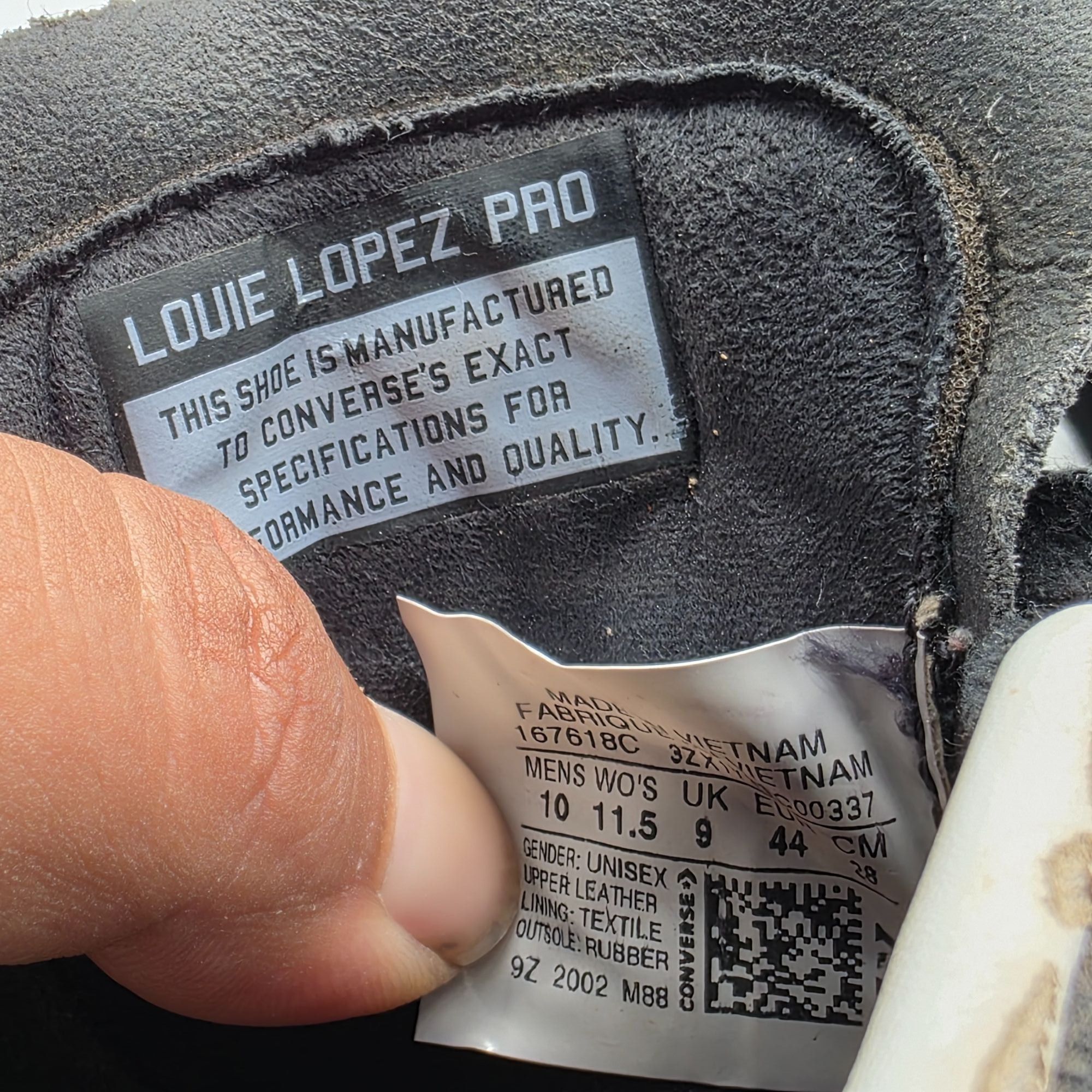 Converse Converse Louie Lopez Pro Mens Size 10 Black Brown Sneaker Sh Size US 10 / EU 43 - 7 Thumbnail