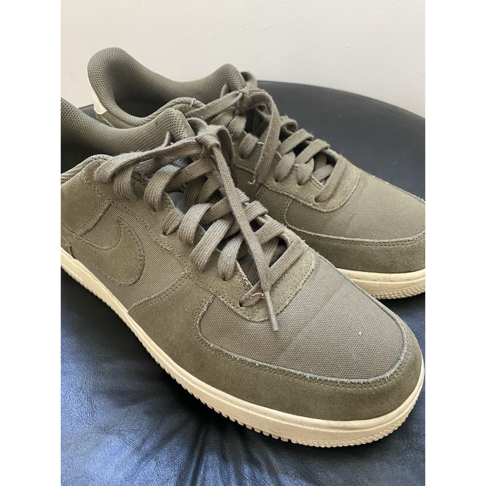 Nike Nike Air Force 1 Suede Size 11.5 Medium Olive/Sail Size US 11.5 / EU 44-45 - 2 Thumbnail