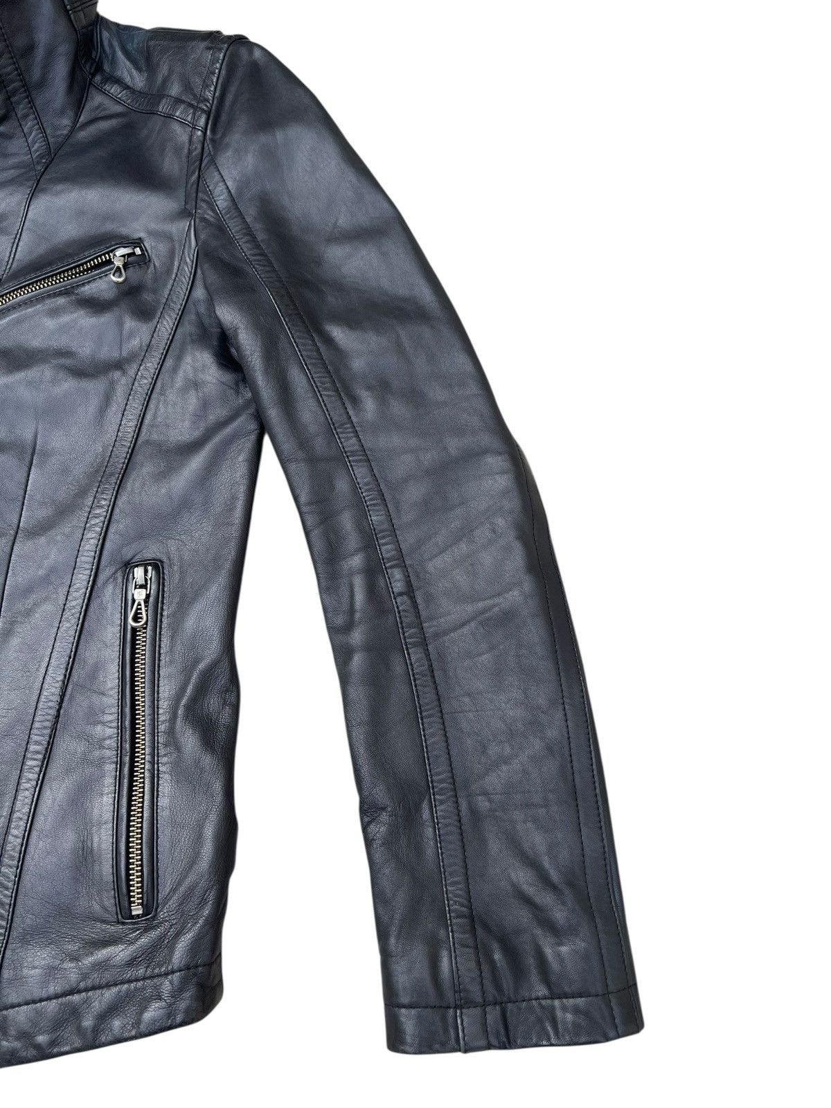Schlussel Schlussel Japan Patina Sheepskin Leather Jacket Size US S / EU 44-46 / 1 - 11 Thumbnail