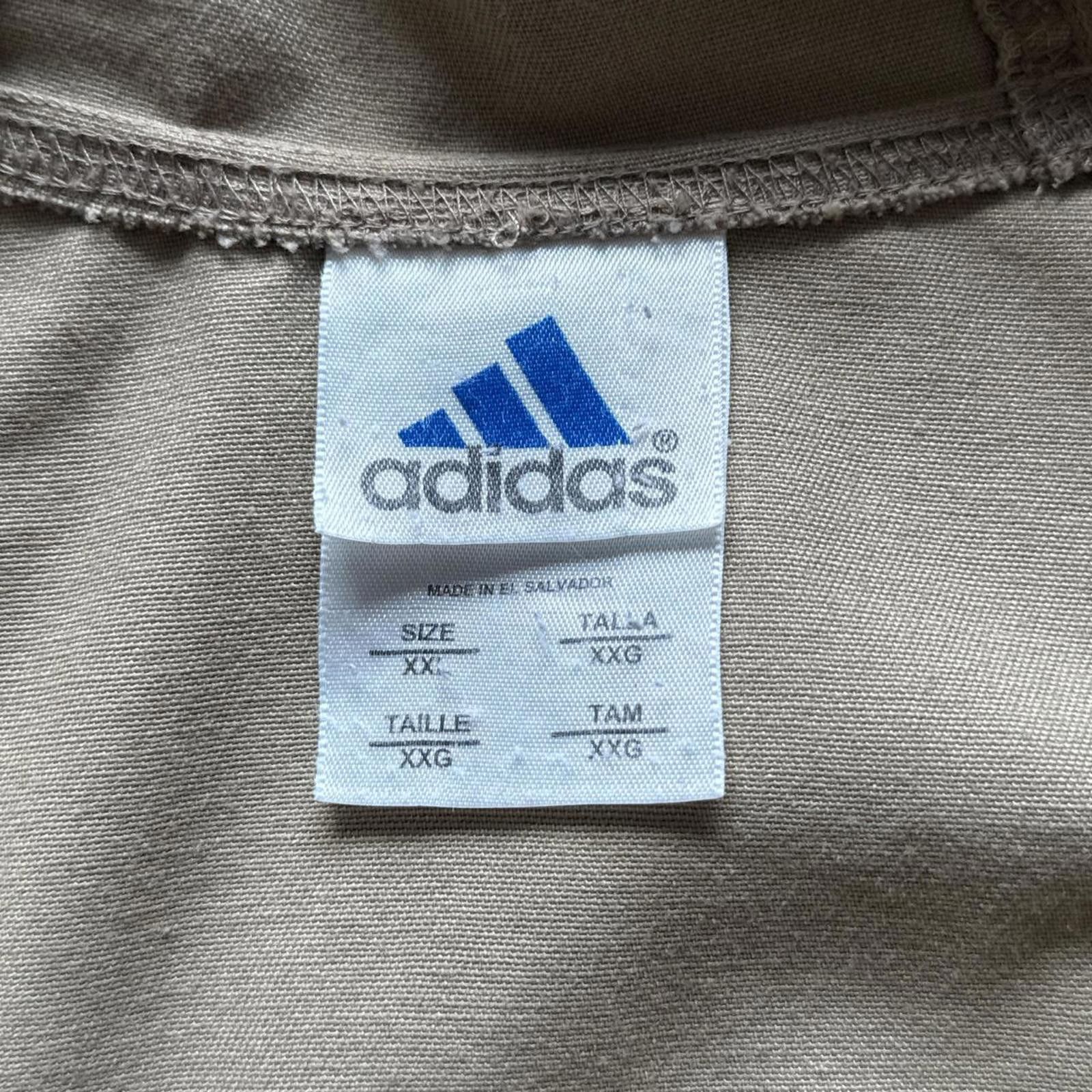 Other Adidas Sand Y2K Windbreaker Jacket Hood & Discrete Pockets Size US XXL / EU 58 / 5 - 7 Thumbnail