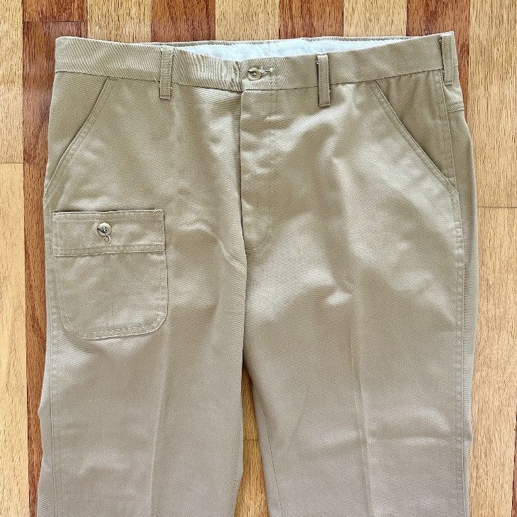 Levi's Vintage Clothing VINTAGE 1970s LEVI'S PANATELA CHINO PANTS WIDE FLARE 38/32 Size US 38 / EU 54 - 3 Thumbnail