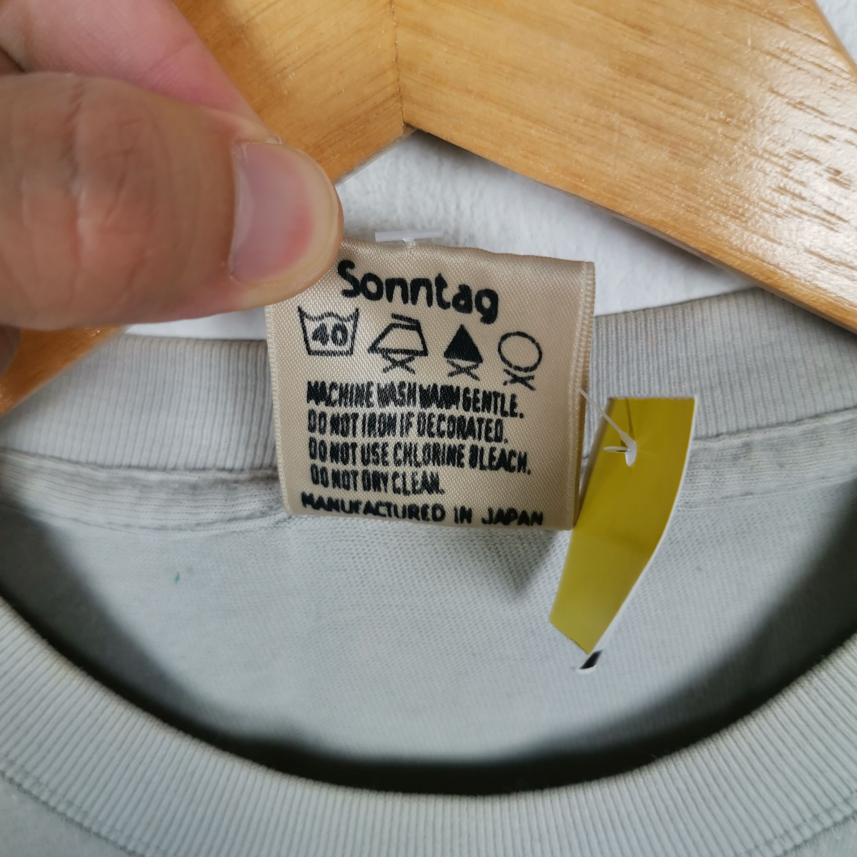 Japanese Brand Sonntag Japanese T-Shirt Streetwear WW1 War Peace Tees Size US M / EU 48-50 / 2 - 6 Thumbnail