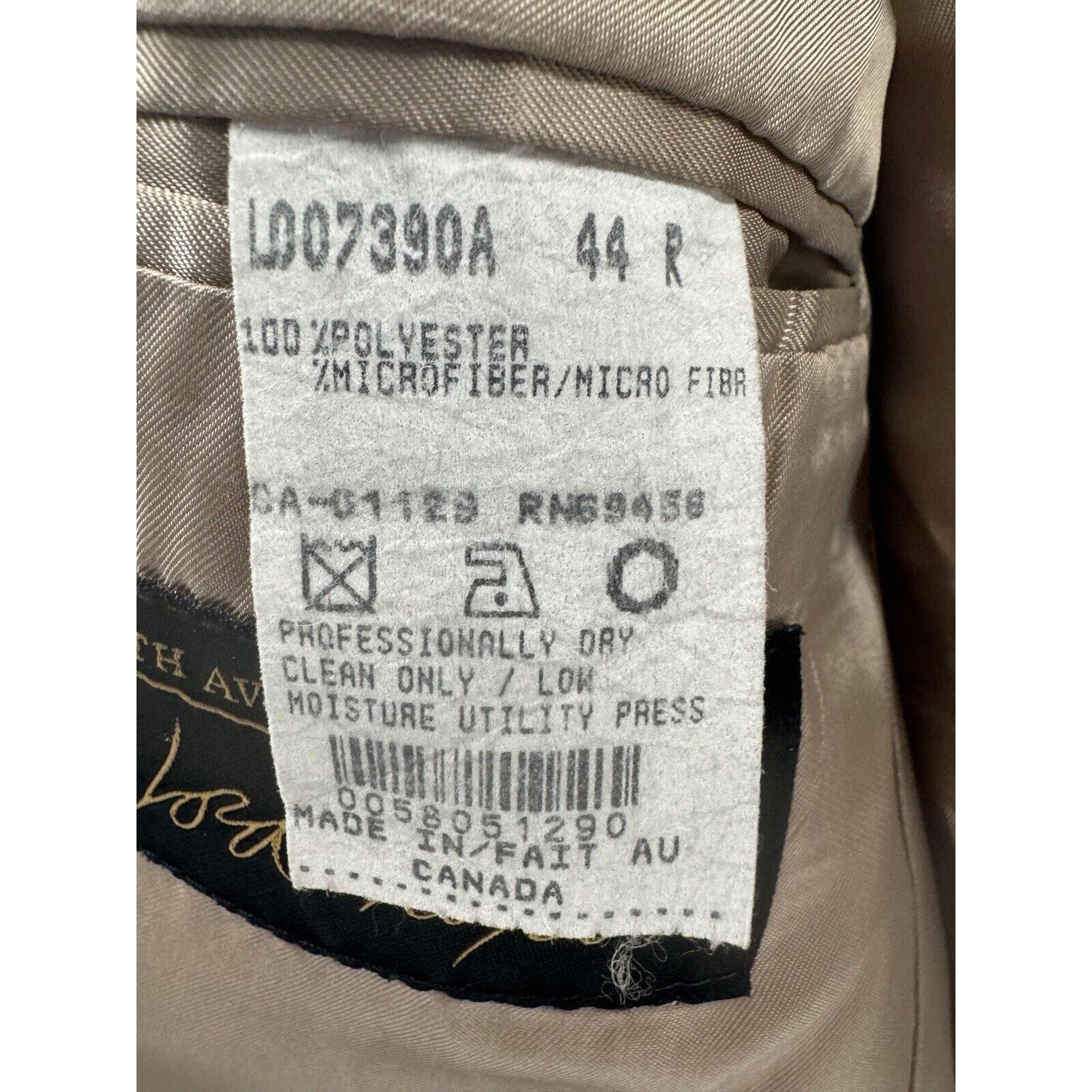 Lord & Taylor Lord & Taylor Fifth Ave Men Brown Camel Sport Coat 44R Corp Size US S / EU 44-46 / 1 - 14 Thumbnail